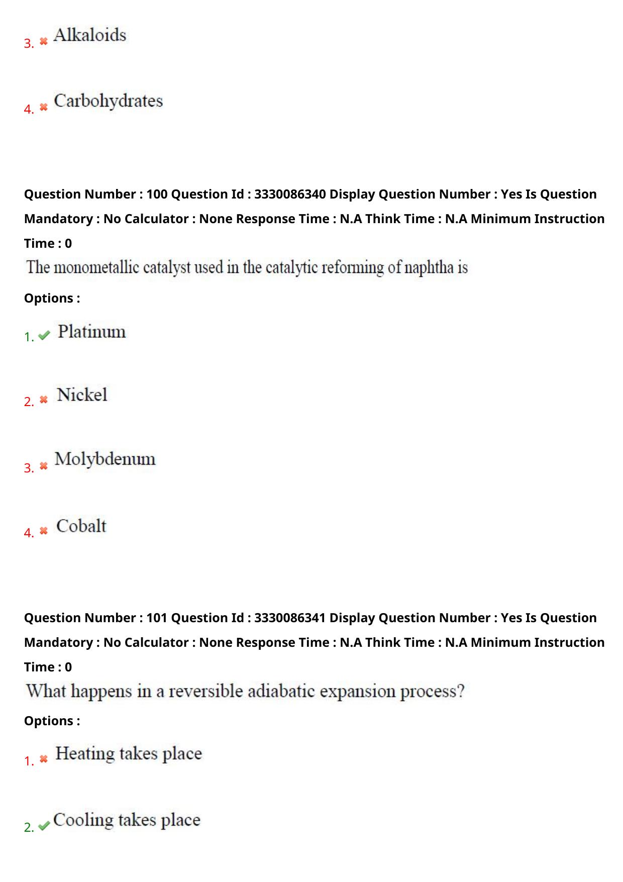 AP PGECET 2024 Chemical Engineering Question Paper with Preliminary Key - Page 55