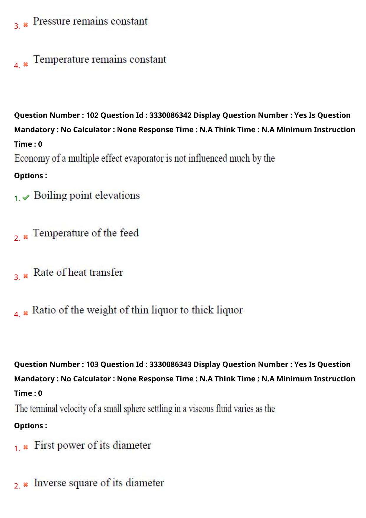 AP PGECET 2024 Chemical Engineering Question Paper with Preliminary Key - Page 56