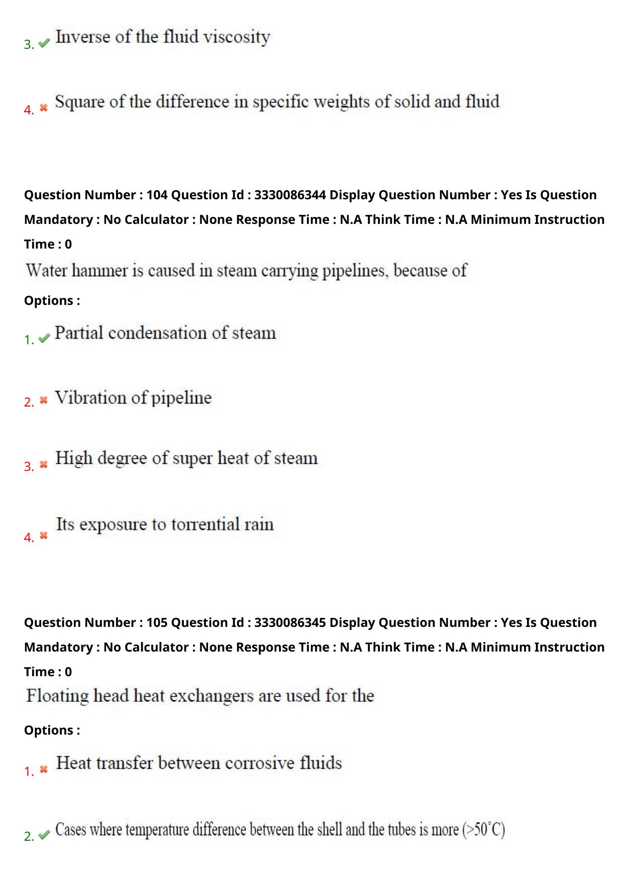 AP PGECET 2024 Chemical Engineering Question Paper with Preliminary Key - Page 57