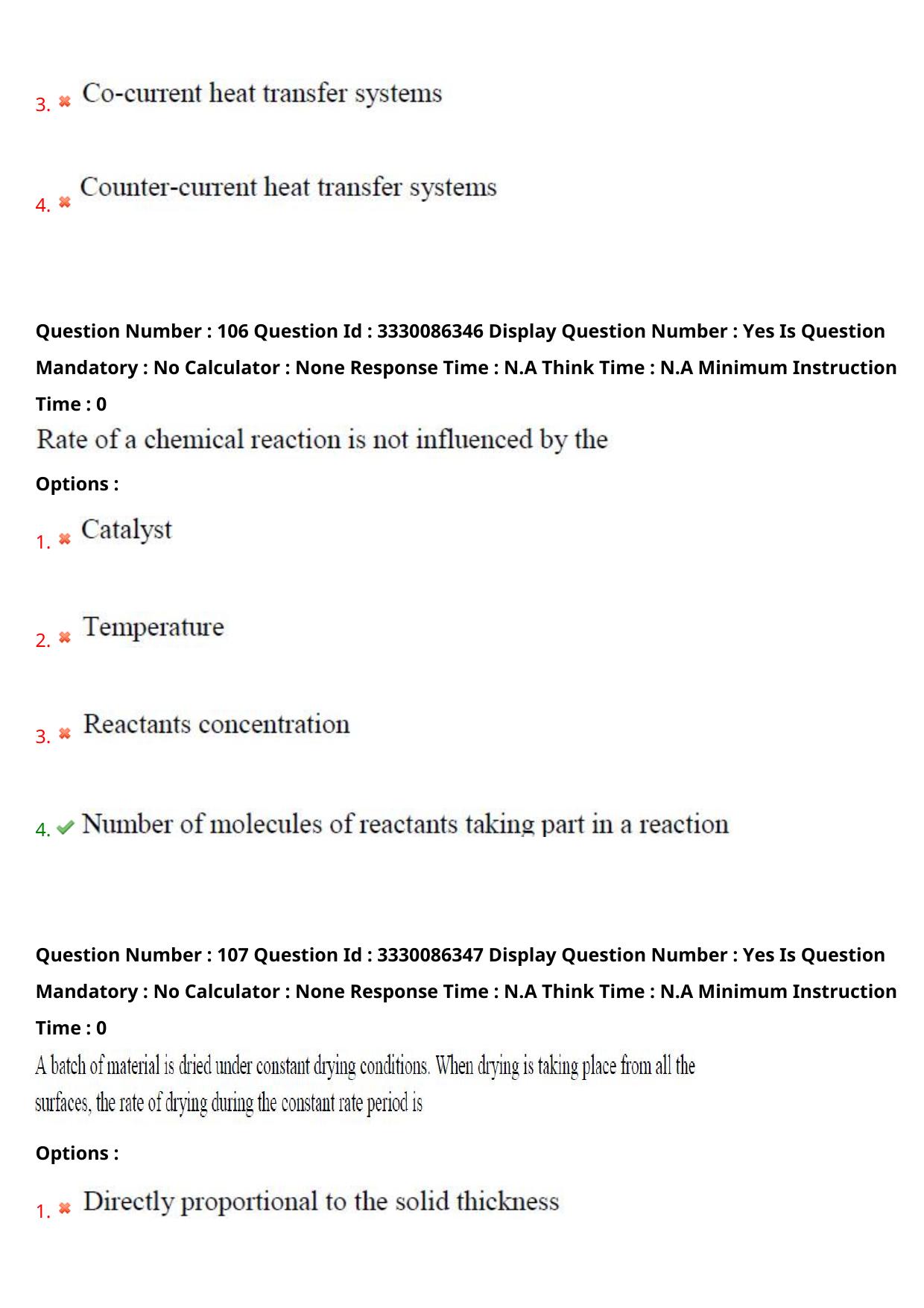 AP PGECET 2024 Chemical Engineering Question Paper with Preliminary Key - Page 58