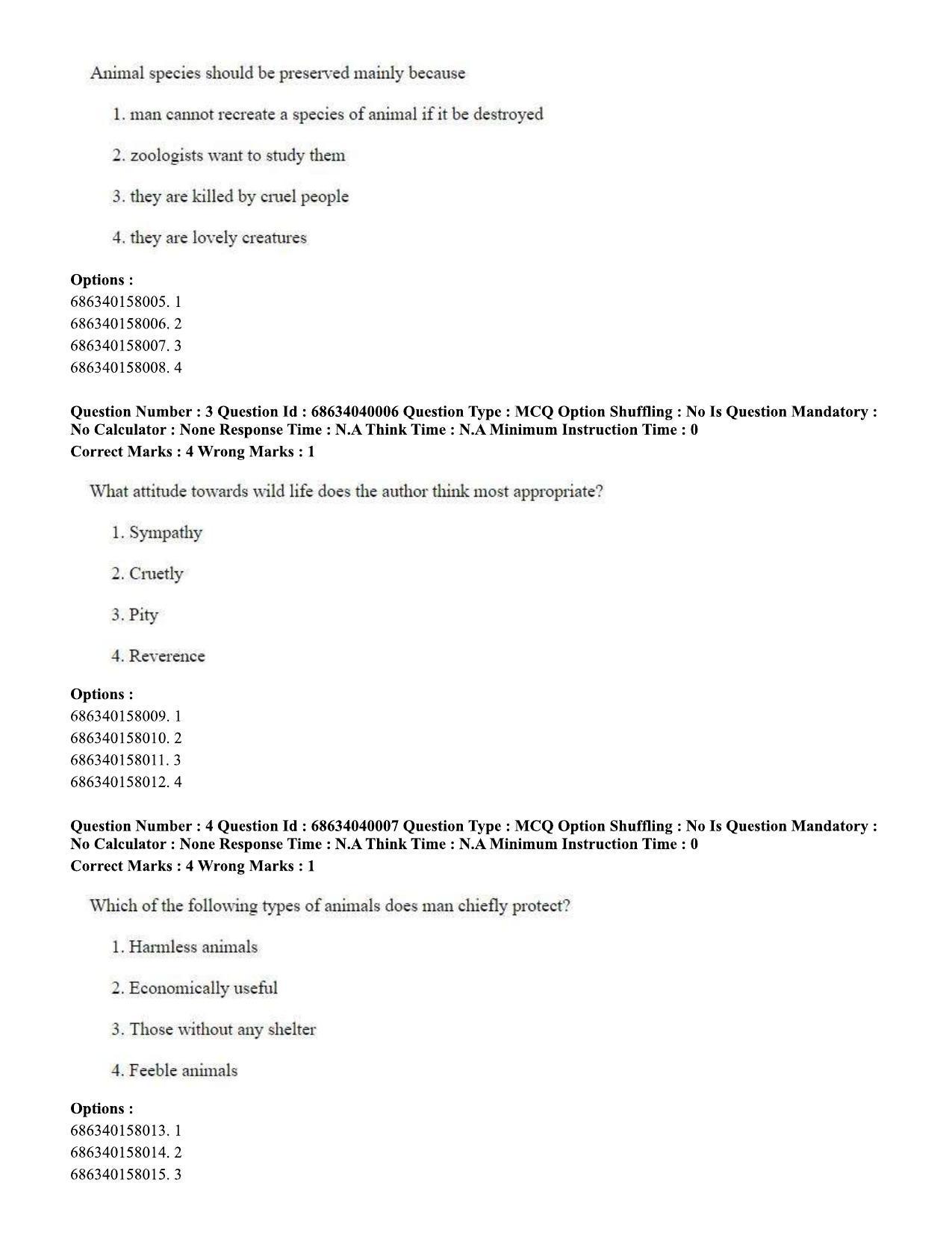CUET PG 2023: SCQP20 – Medical Laboratory Technology (Eng) - Shift 3 (25-06-2023) Question Paper - Page 3