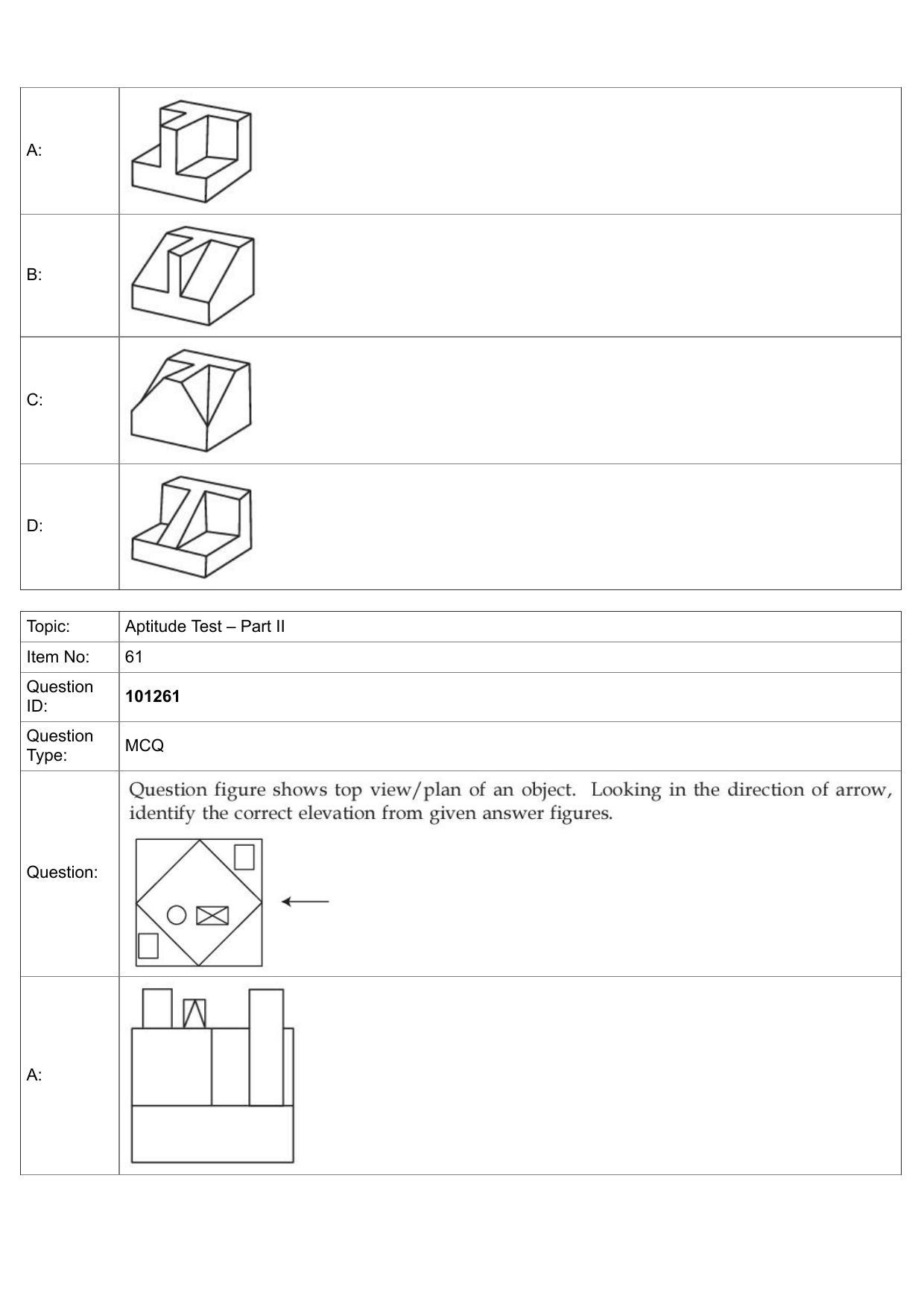 JEE Mains 2022: B Arch & B Planning English (Shift 1) 30-07-2022 Question Paper - Page 31
