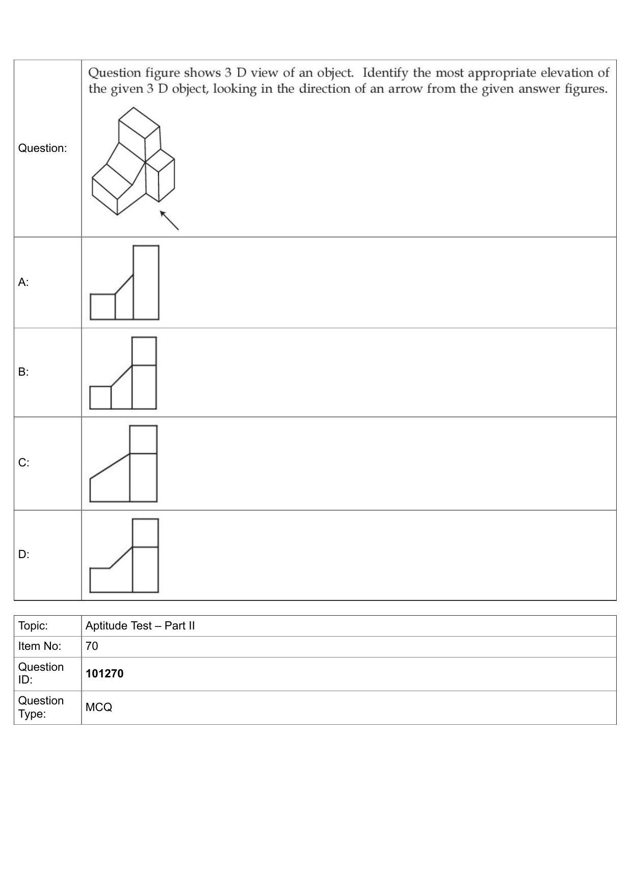 JEE Mains 2022: B Arch & B Planning English (Shift 1) 30-07-2022 Question Paper - Page 41