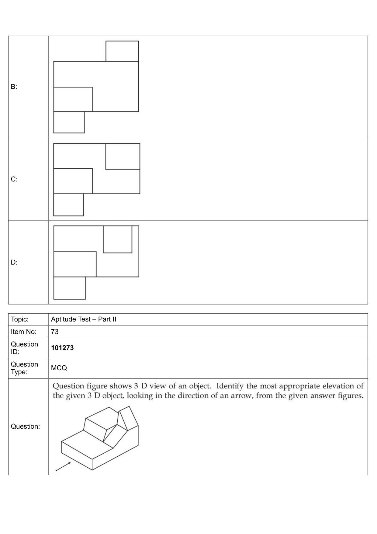 JEE Mains 2022: B Arch & B Planning English (Shift 1) 30-07-2022 Question Paper - Page 45