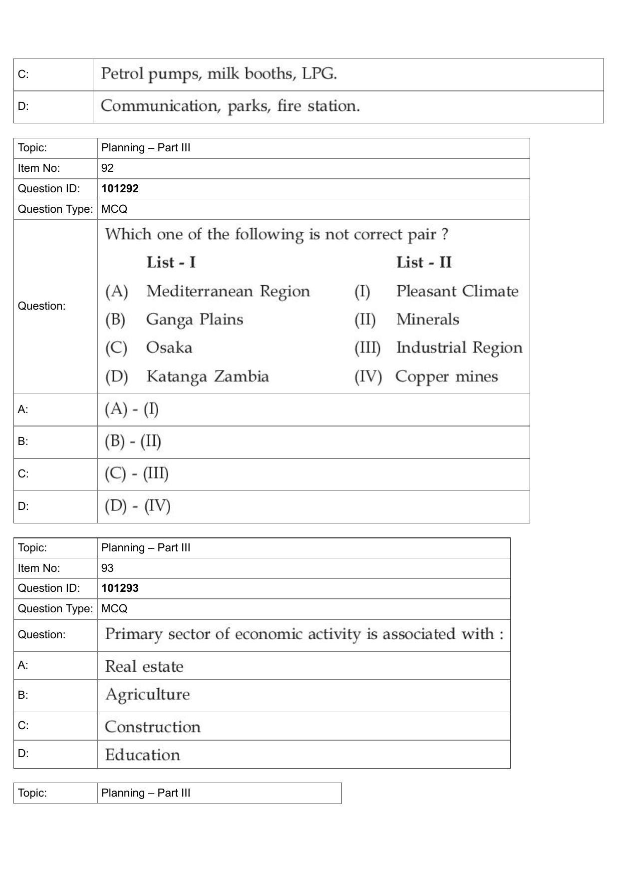 JEE Mains 2022: B Arch & B Planning English (Shift 1) 30-07-2022 Question Paper - Page 59