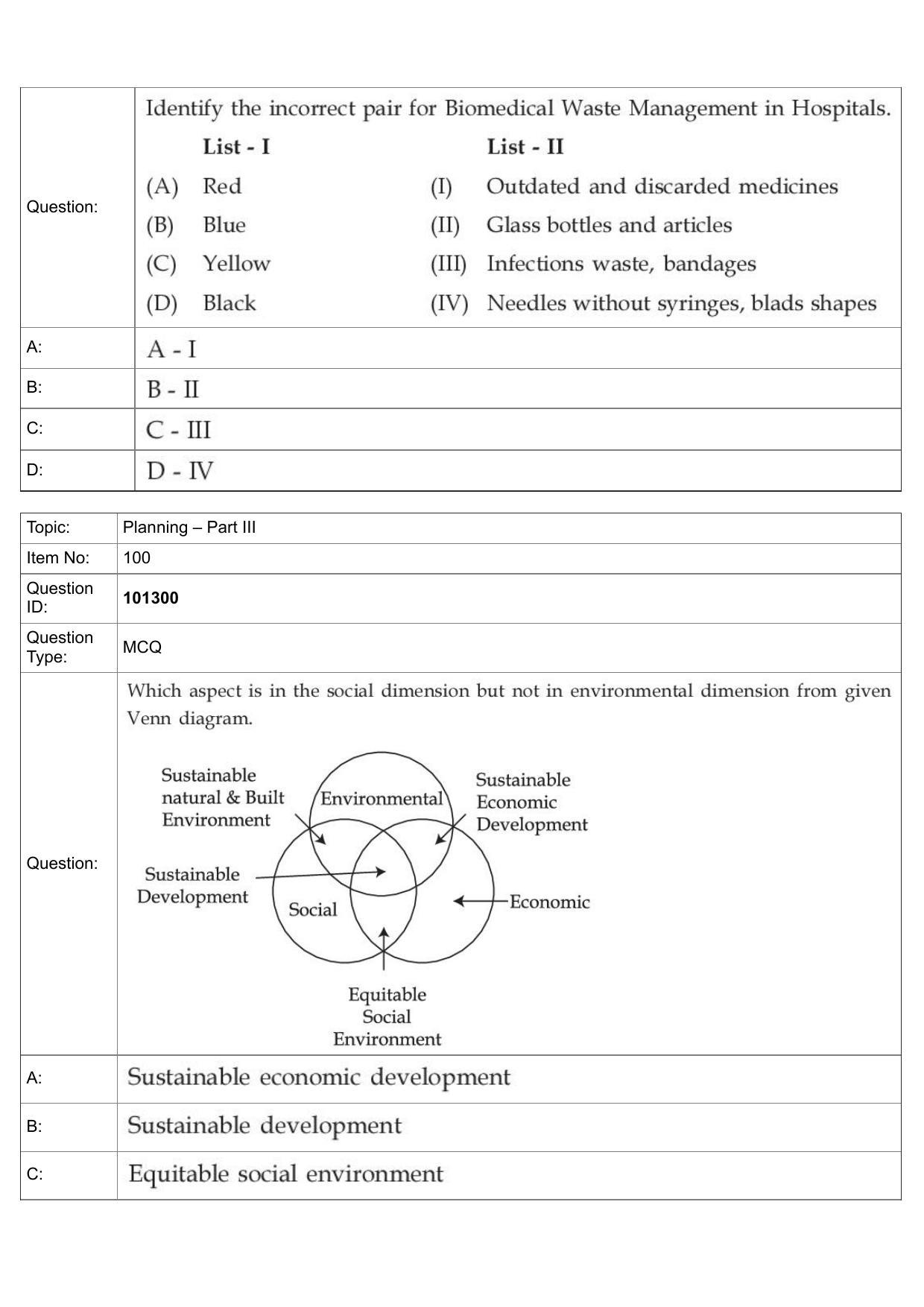 JEE Mains 2022: B Arch & B Planning English (Shift 1) 30-07-2022 Question Paper - Page 62