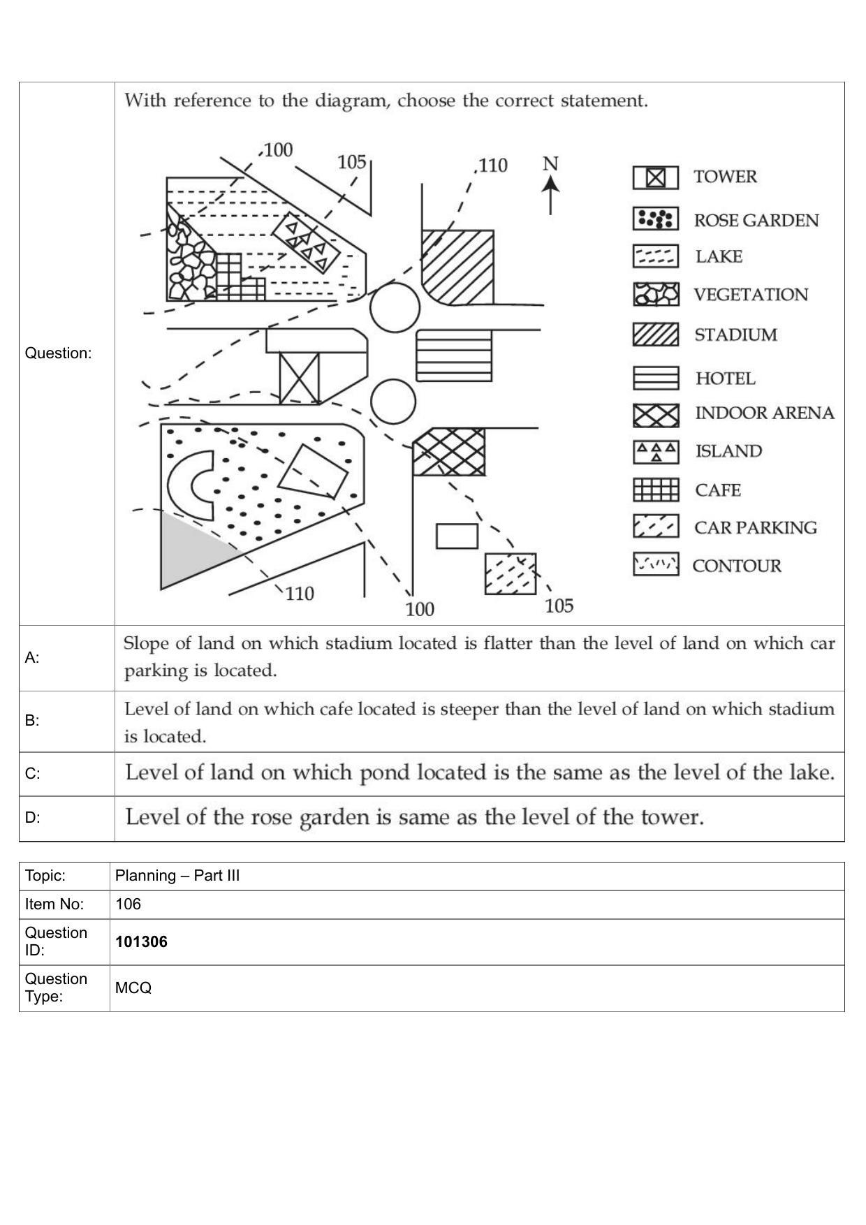 JEE Mains 2022: B Arch & B Planning English (Shift 1) 30-07-2022 Question Paper - Page 67