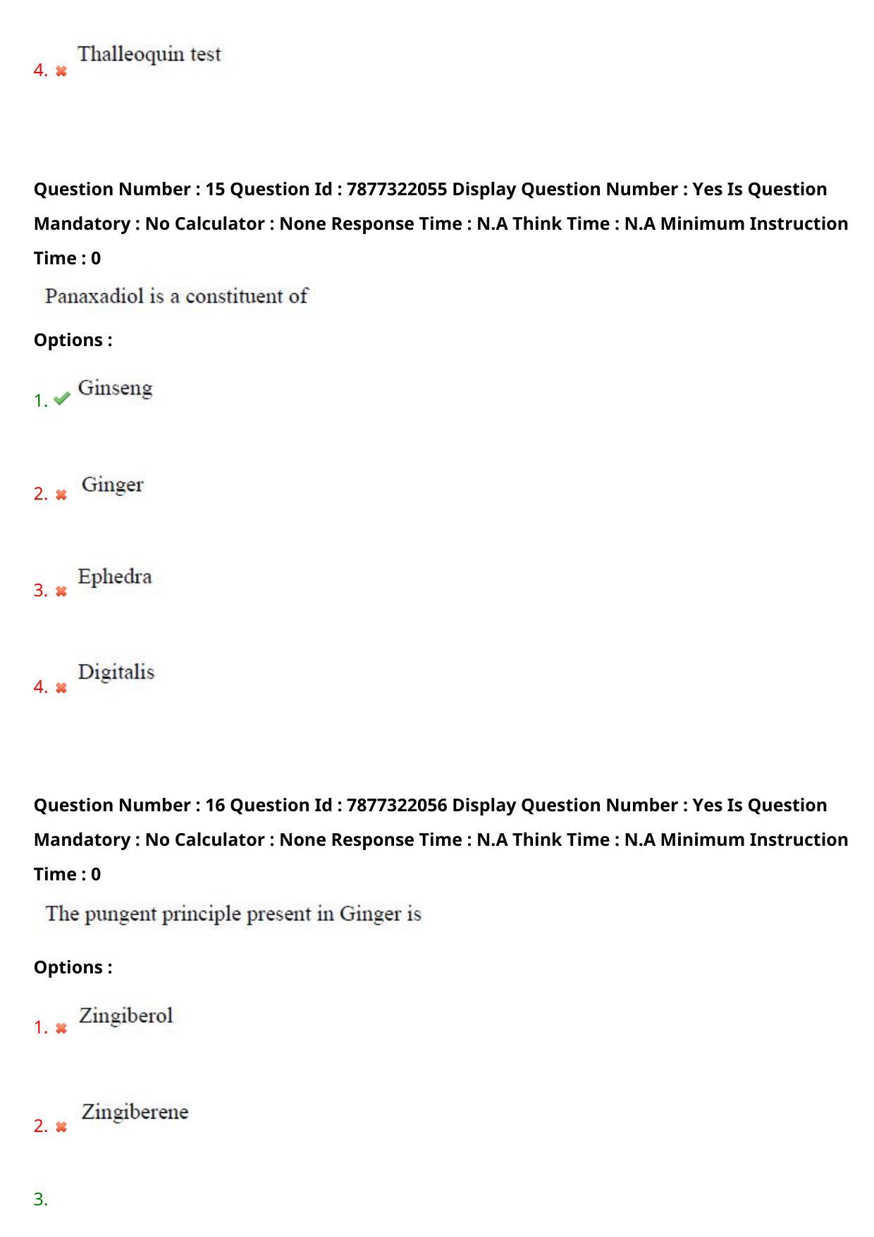AP PGECET 2023 PY - PHARMACY Question Paper with Preliminary Key - Page 10