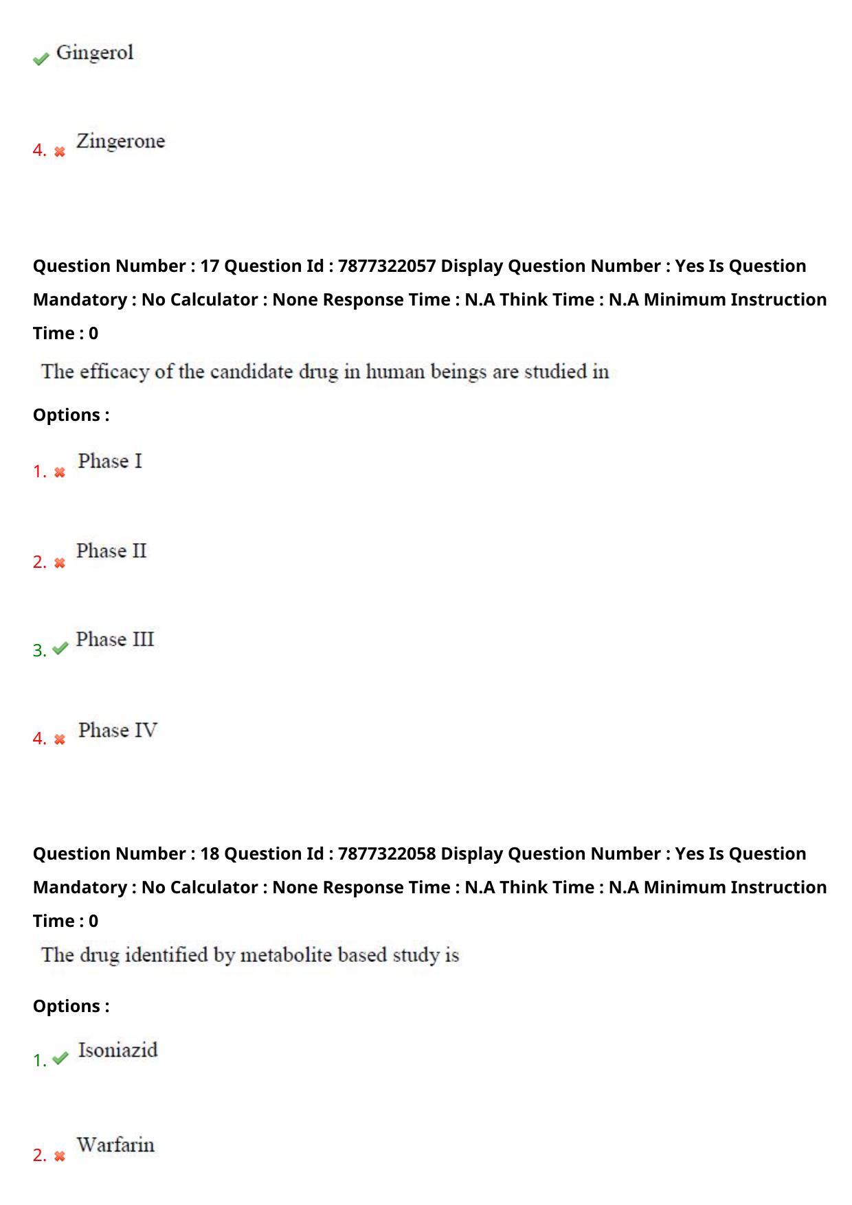 AP PGECET 2023 PY - PHARMACY Question Paper with Preliminary Key - Page 11