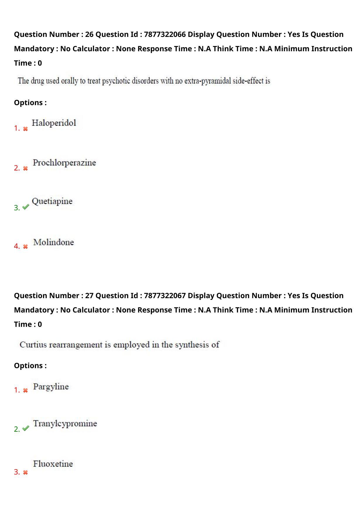 AP PGECET 2023 PY - PHARMACY Question Paper with Preliminary Key - Page 16