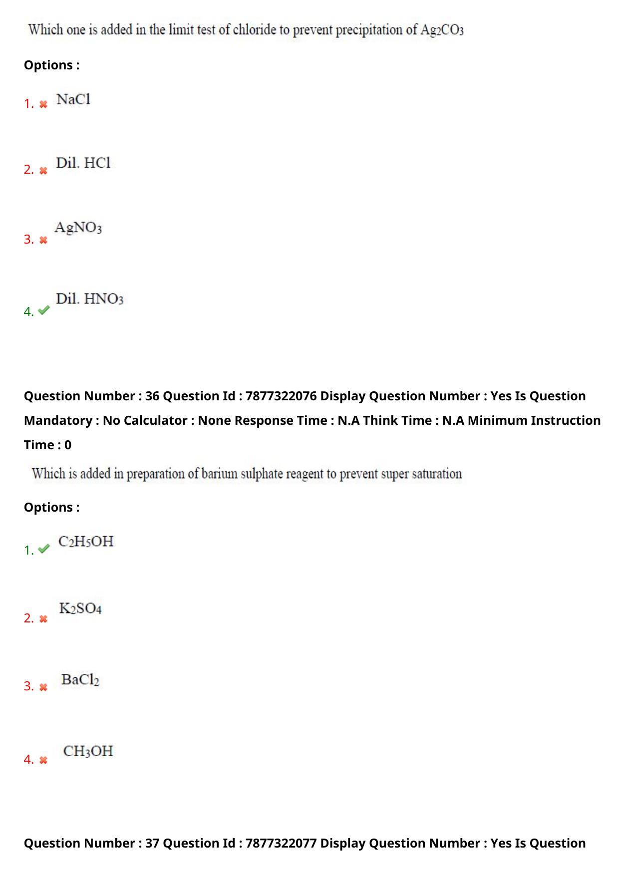 AP PGECET 2023 PY - PHARMACY Question Paper with Preliminary Key - Page 21
