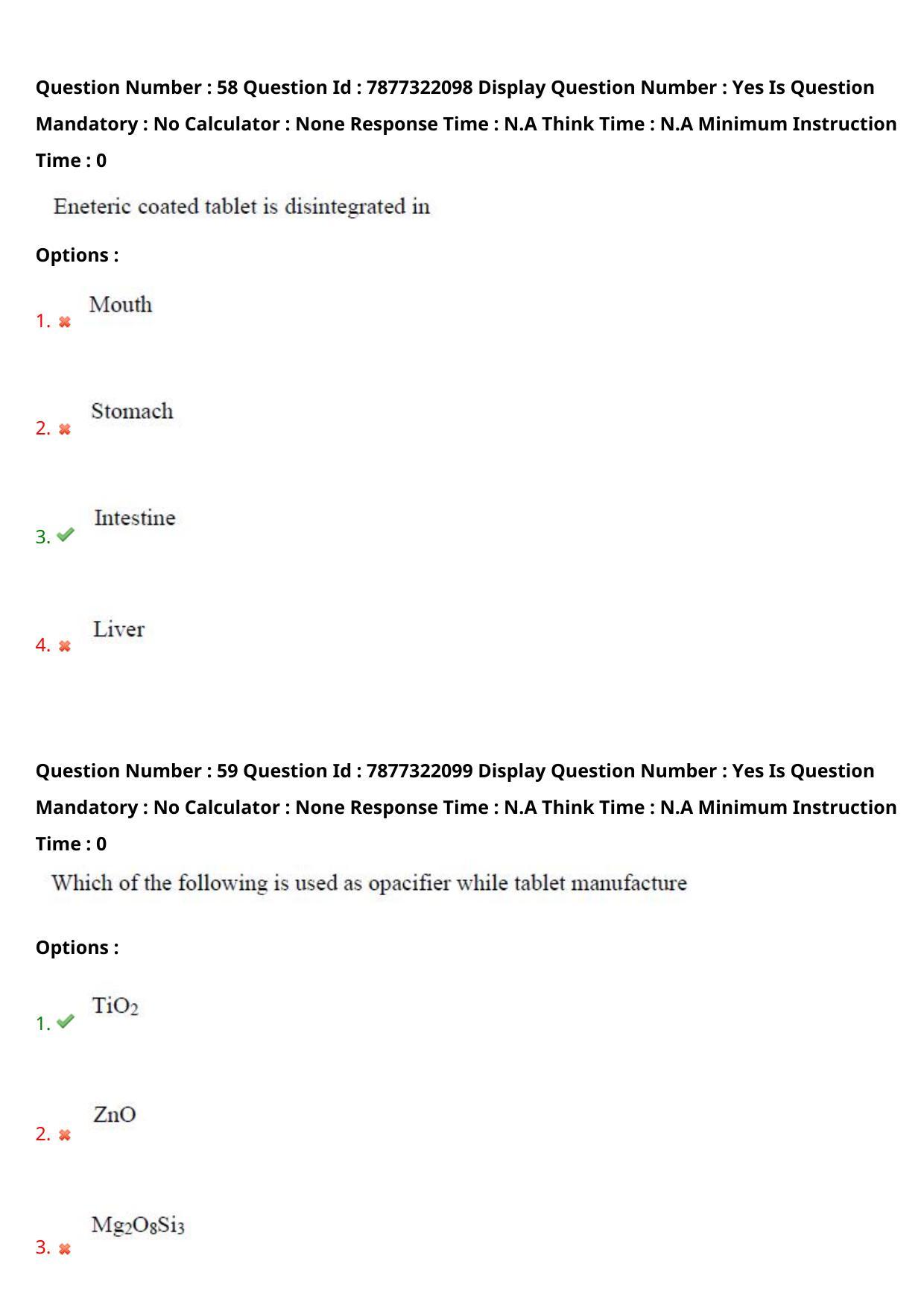 AP PGECET 2023 PY - PHARMACY Question Paper with Preliminary Key - Page 34