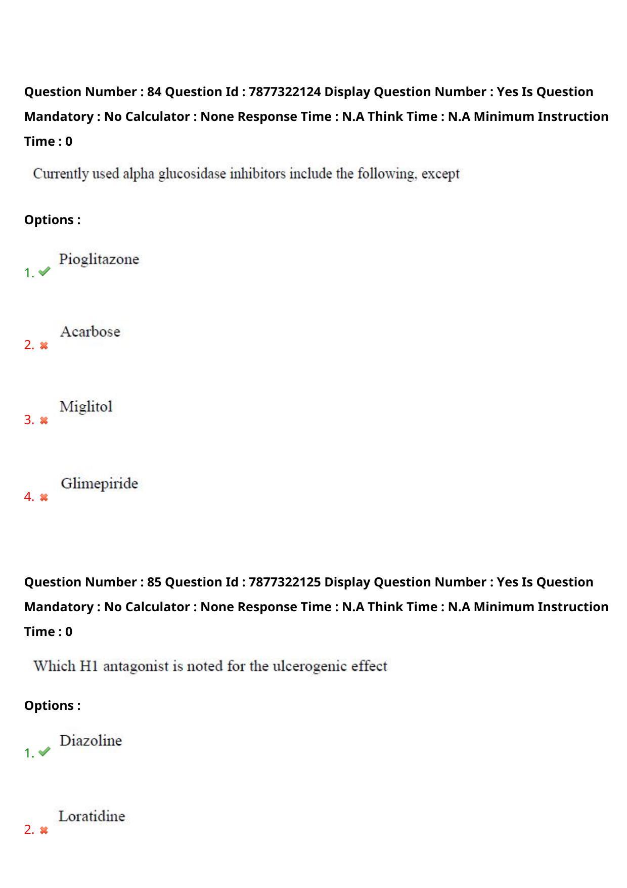 AP PGECET 2023 PY - PHARMACY Question Paper with Preliminary Key - Page 49