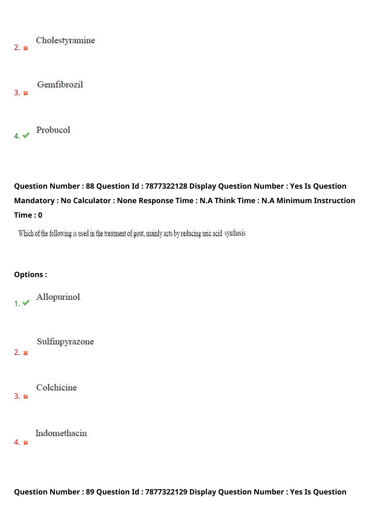 AP PGECET 2023 PY - PHARMACY Question Paper with Preliminary Key - Page 51