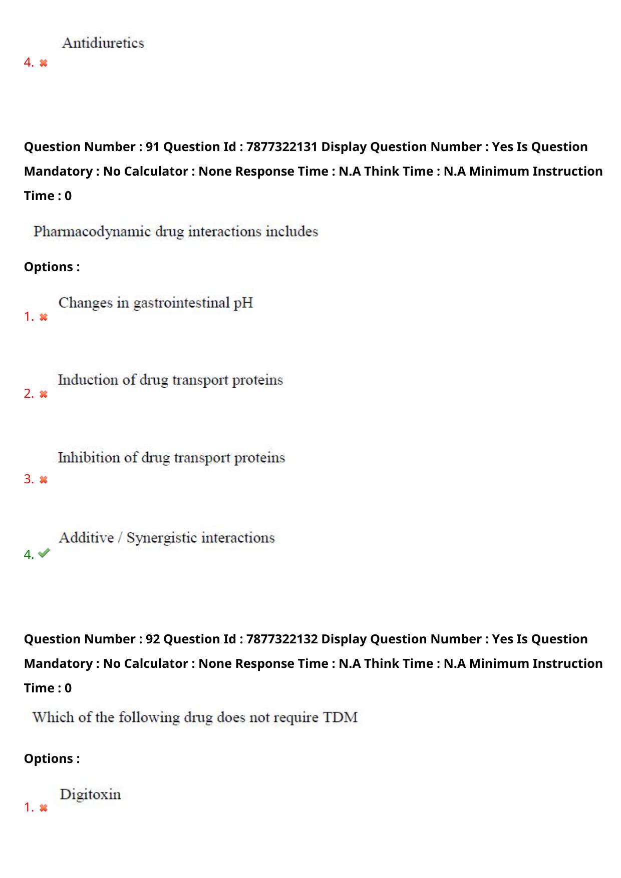 AP PGECET 2023 PY - PHARMACY Question Paper with Preliminary Key - Page 53
