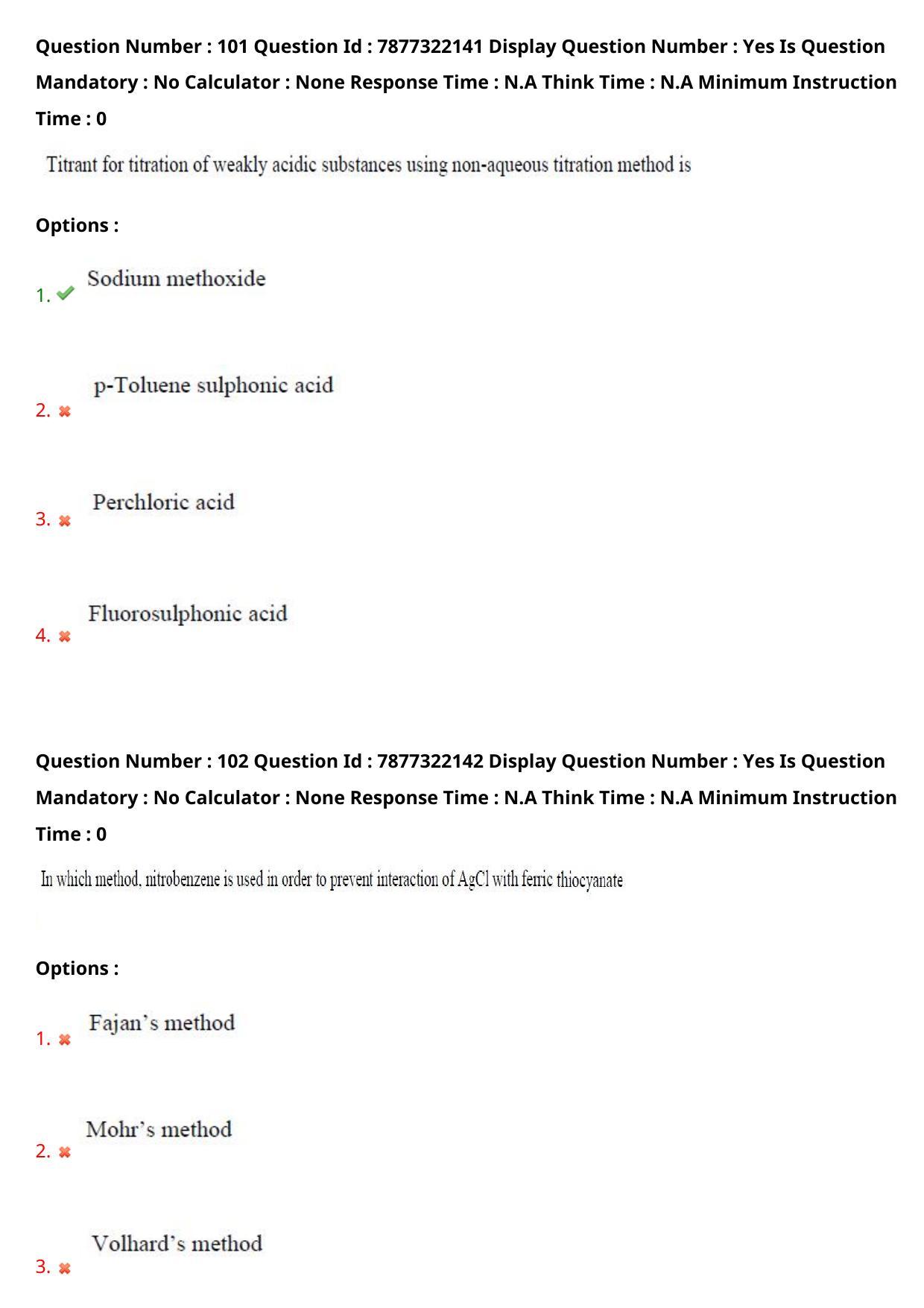 AP PGECET 2023 PY - PHARMACY Question Paper with Preliminary Key - Page 59