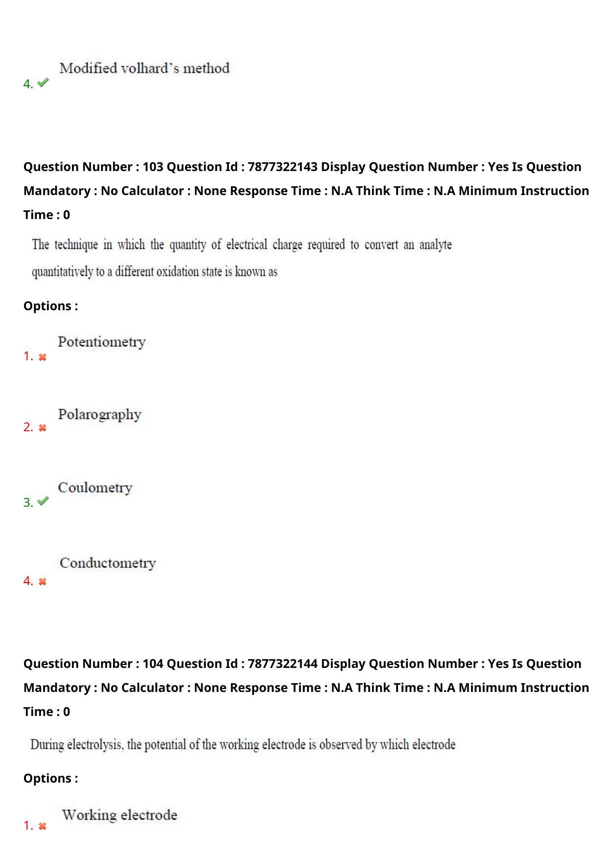 AP PGECET 2023 PY - PHARMACY Question Paper with Preliminary Key - Page 60
