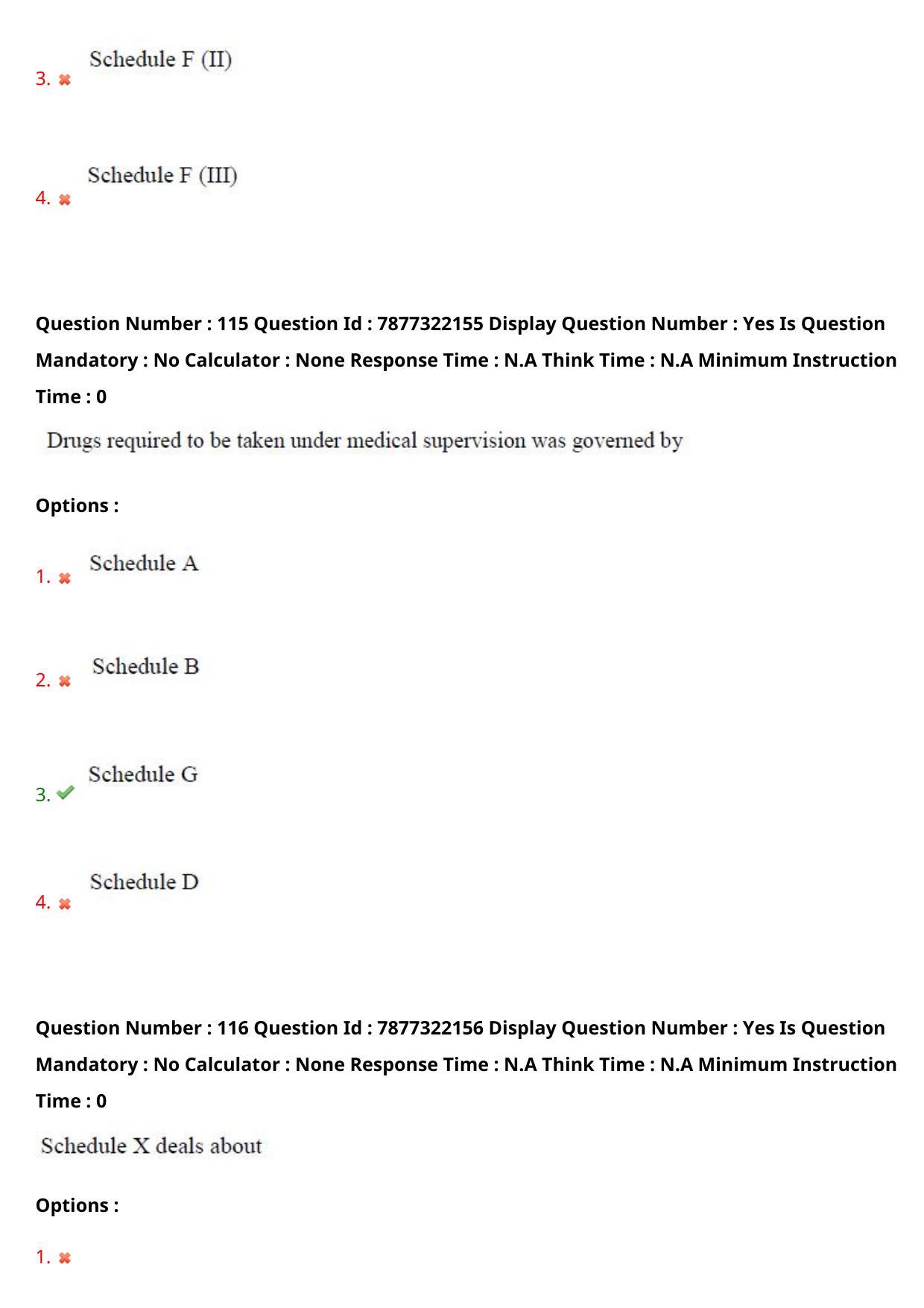 AP PGECET 2023 PY - PHARMACY Question Paper with Preliminary Key - Page 67