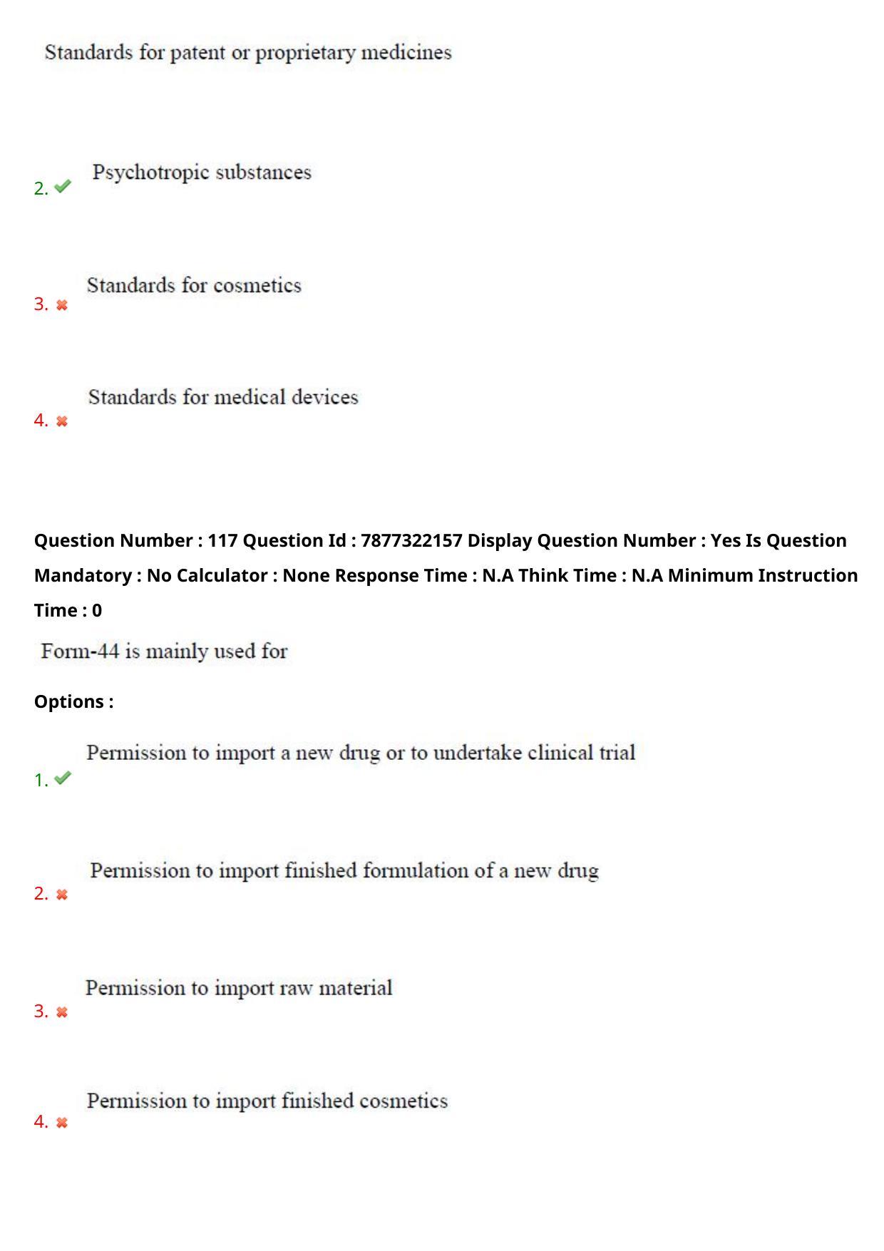 AP PGECET 2023 PY - PHARMACY Question Paper with Preliminary Key - Page 68