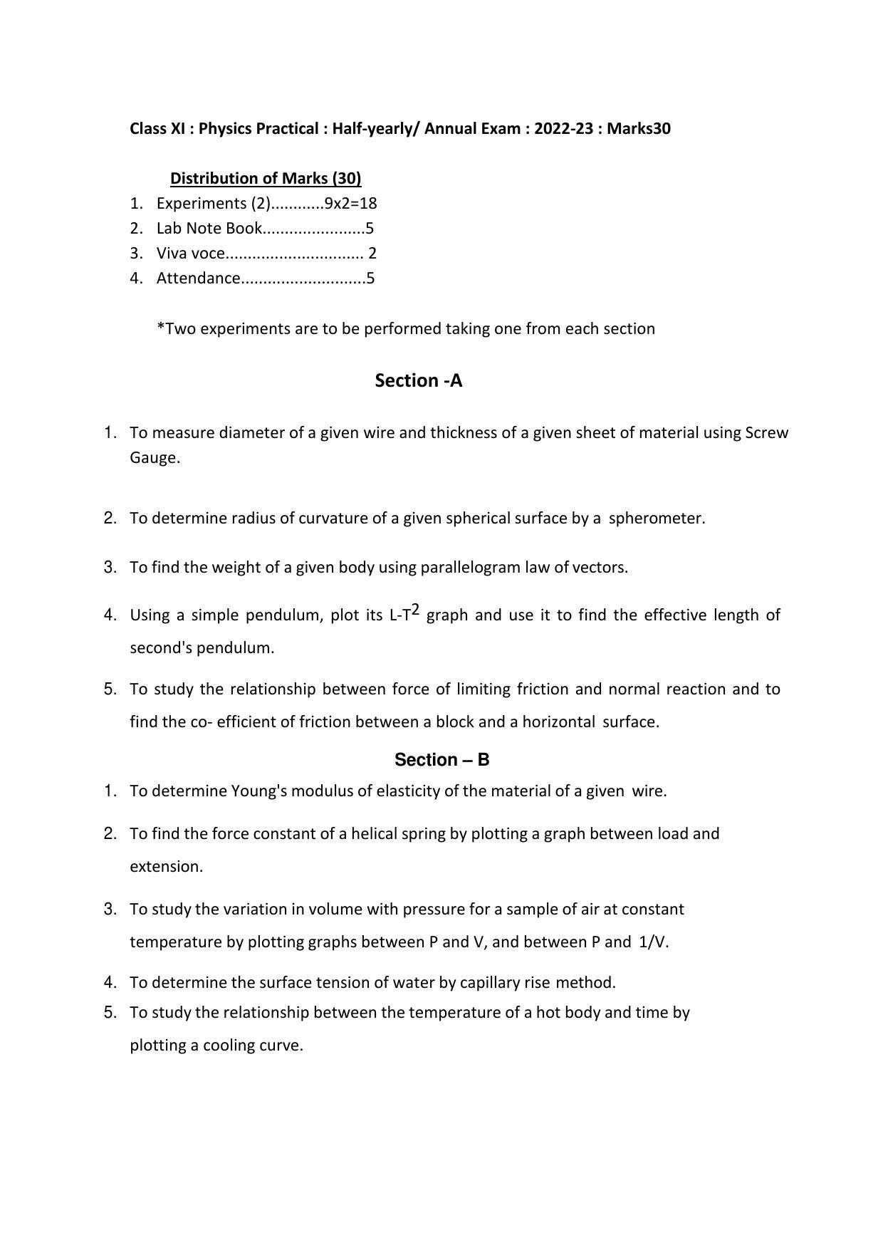 Tripura Board Practical (Bios, Chem, Geoy, Phys, Psyl) Question Paper 2023 - Page 5