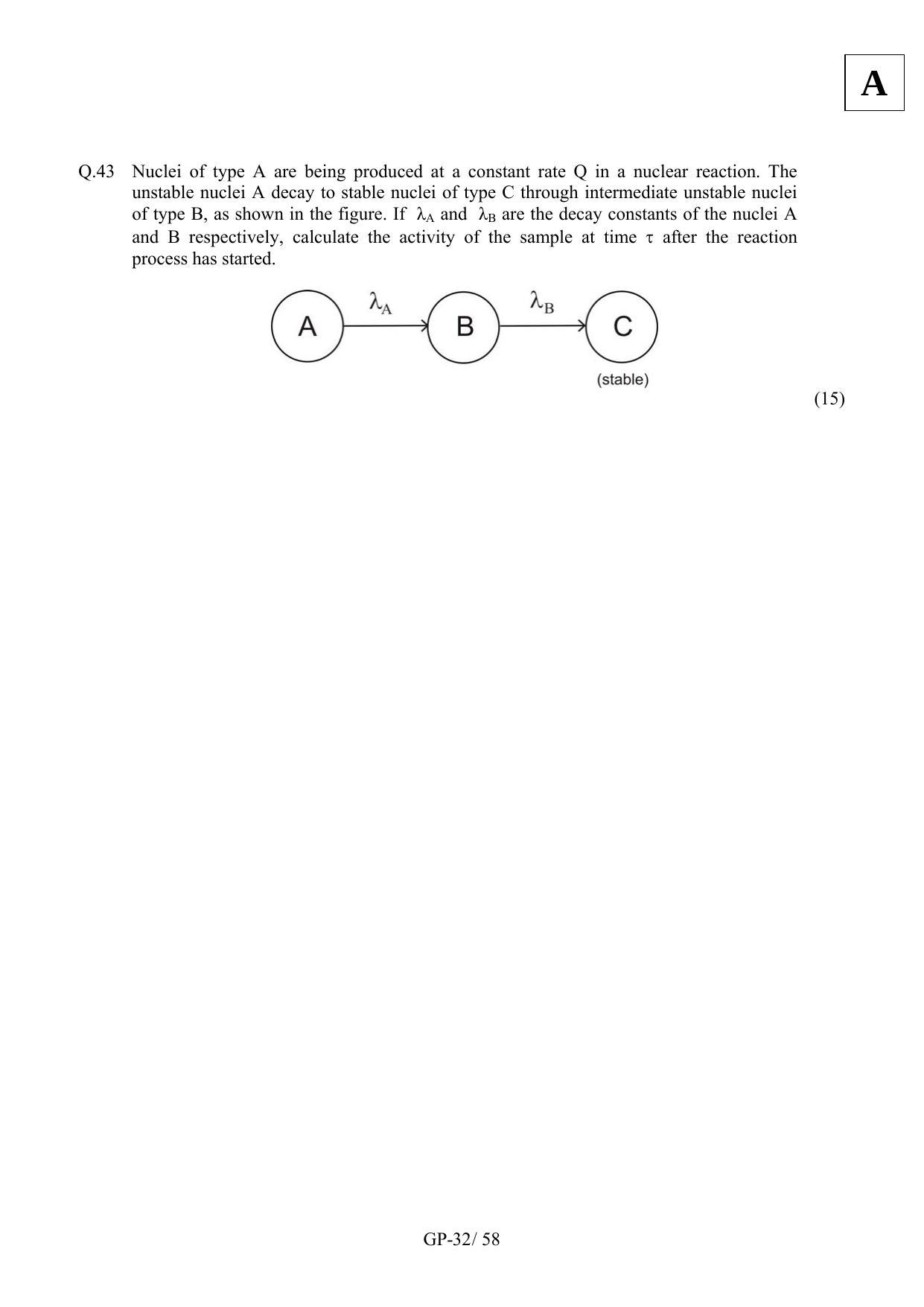 JAM 2012: GP Question Paper - Page 34