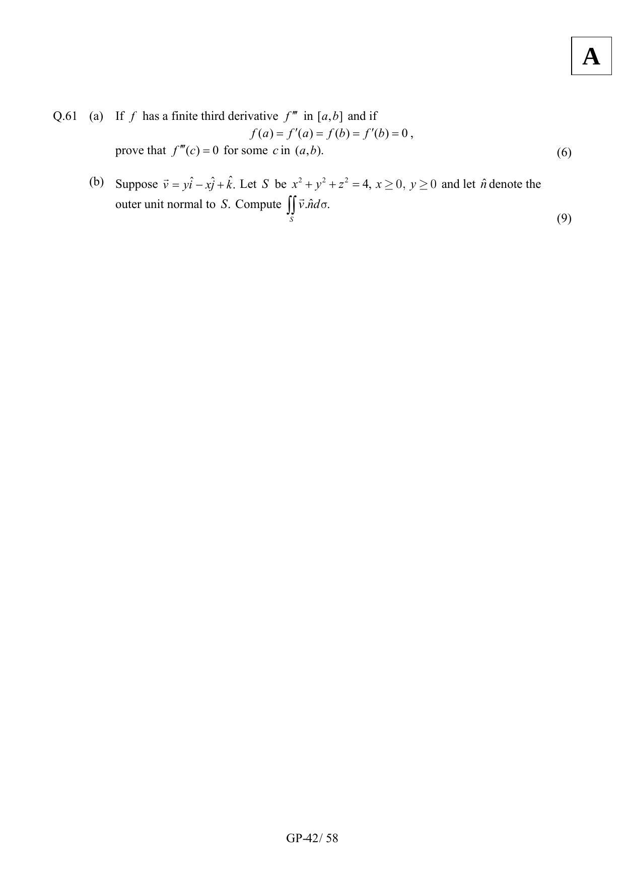 JAM 2012: GP Question Paper - Page 44