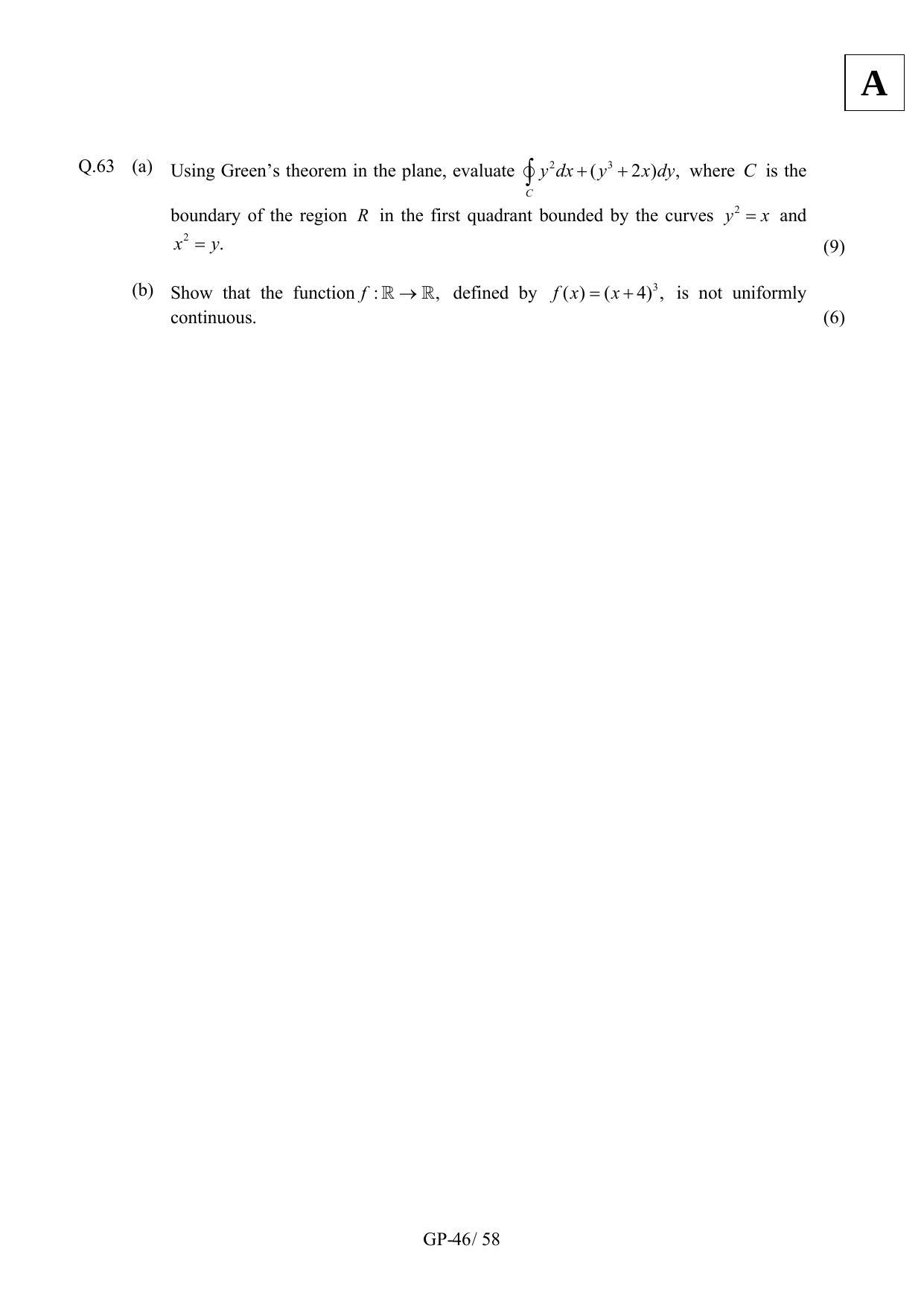 JAM 2012: GP Question Paper - Page 48
