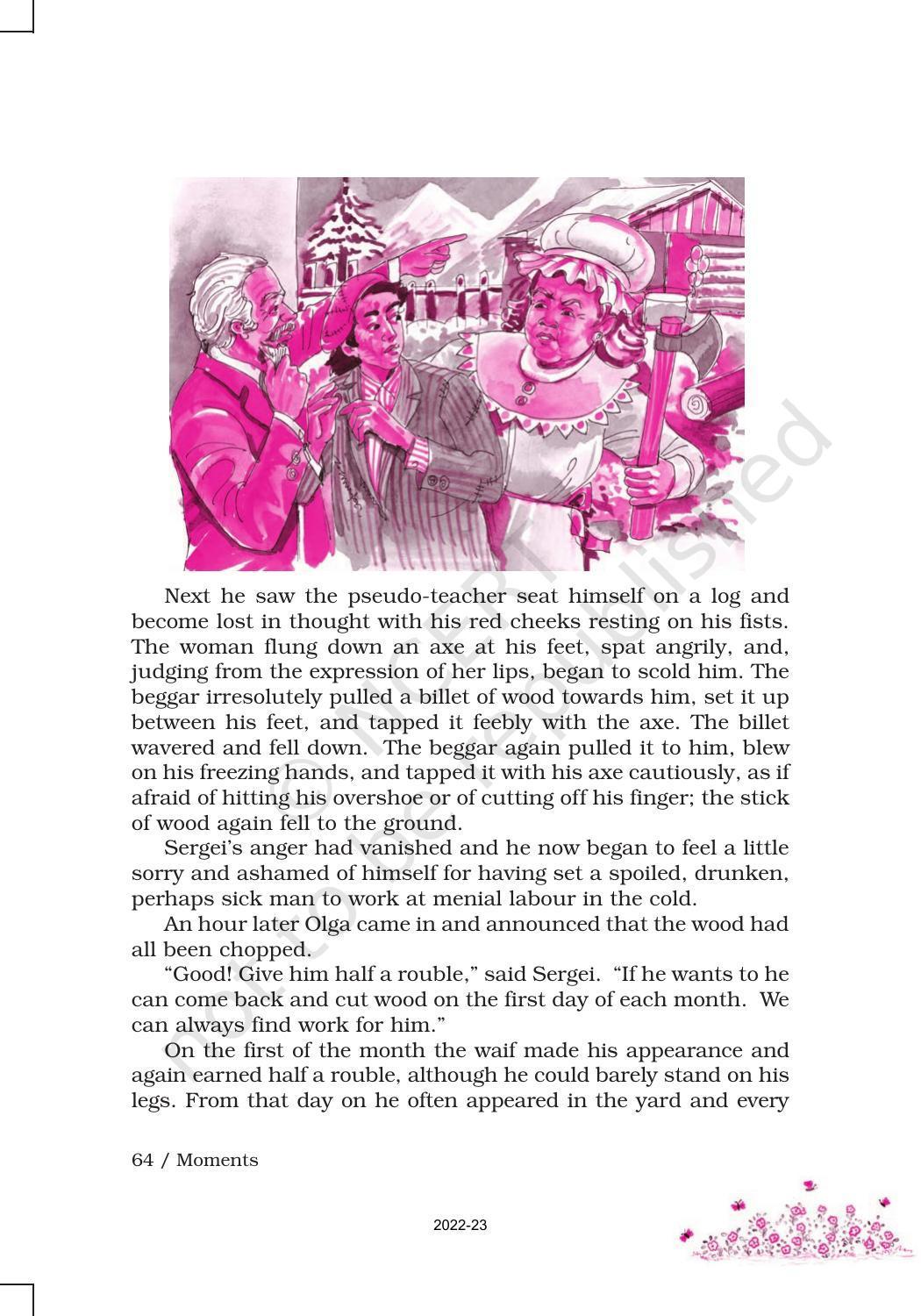 NCERT Book for Class 9 English Moment Chapter 10 The Beggar - Page 3