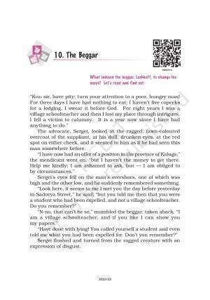 NCERT Book for Class 9 English Moment Chapter 10 The Beggar