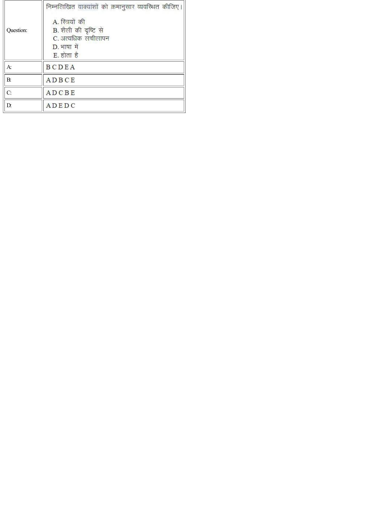 CUET 2022 Question Paper of Hindi - Page 27