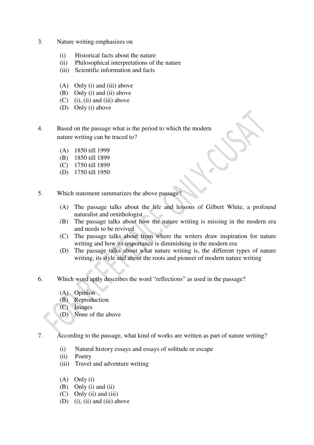 CUSAT CAT 2022 Law for LLM Question Paper - Page 2