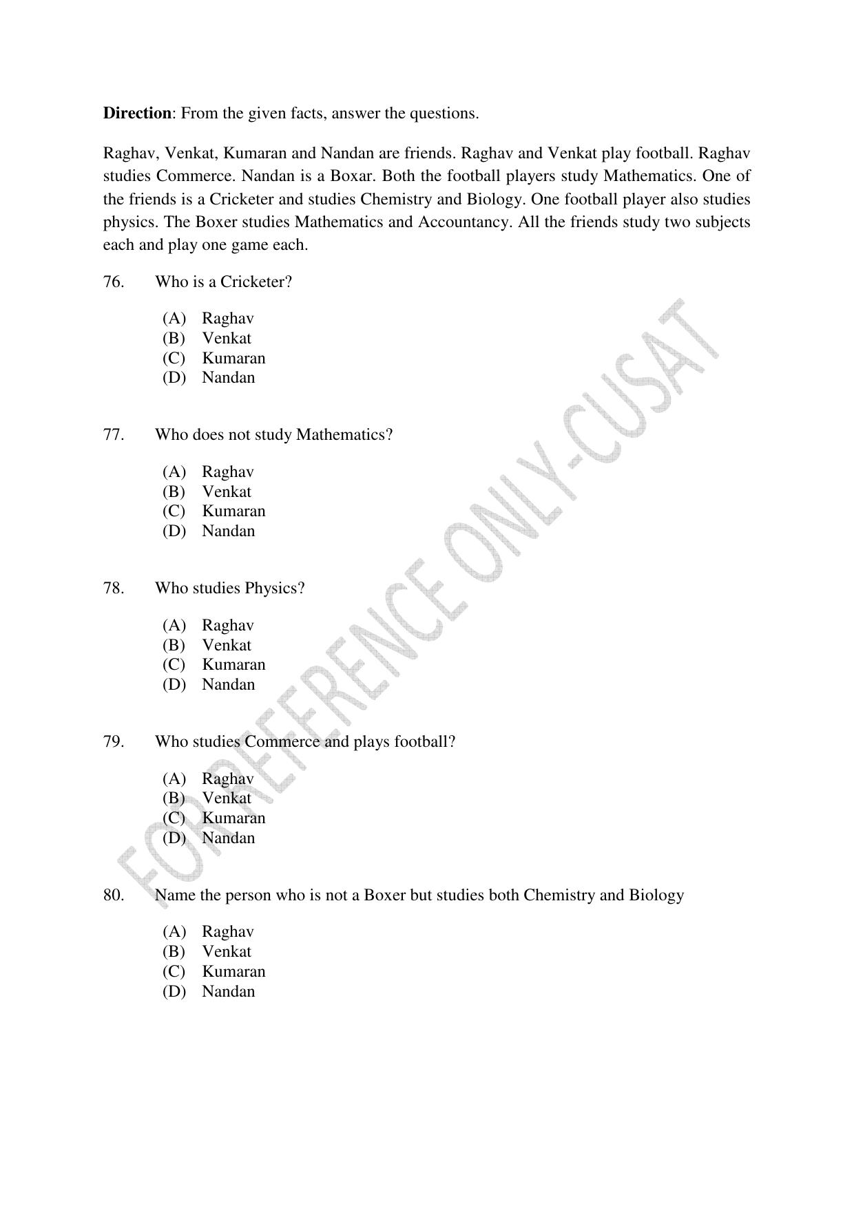 CUSAT CAT 2022 Law for LLM Question Paper - Page 17