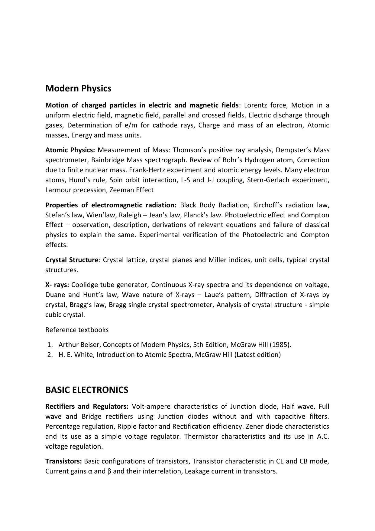 GU ART CDT Physics Syllabus - Page 4