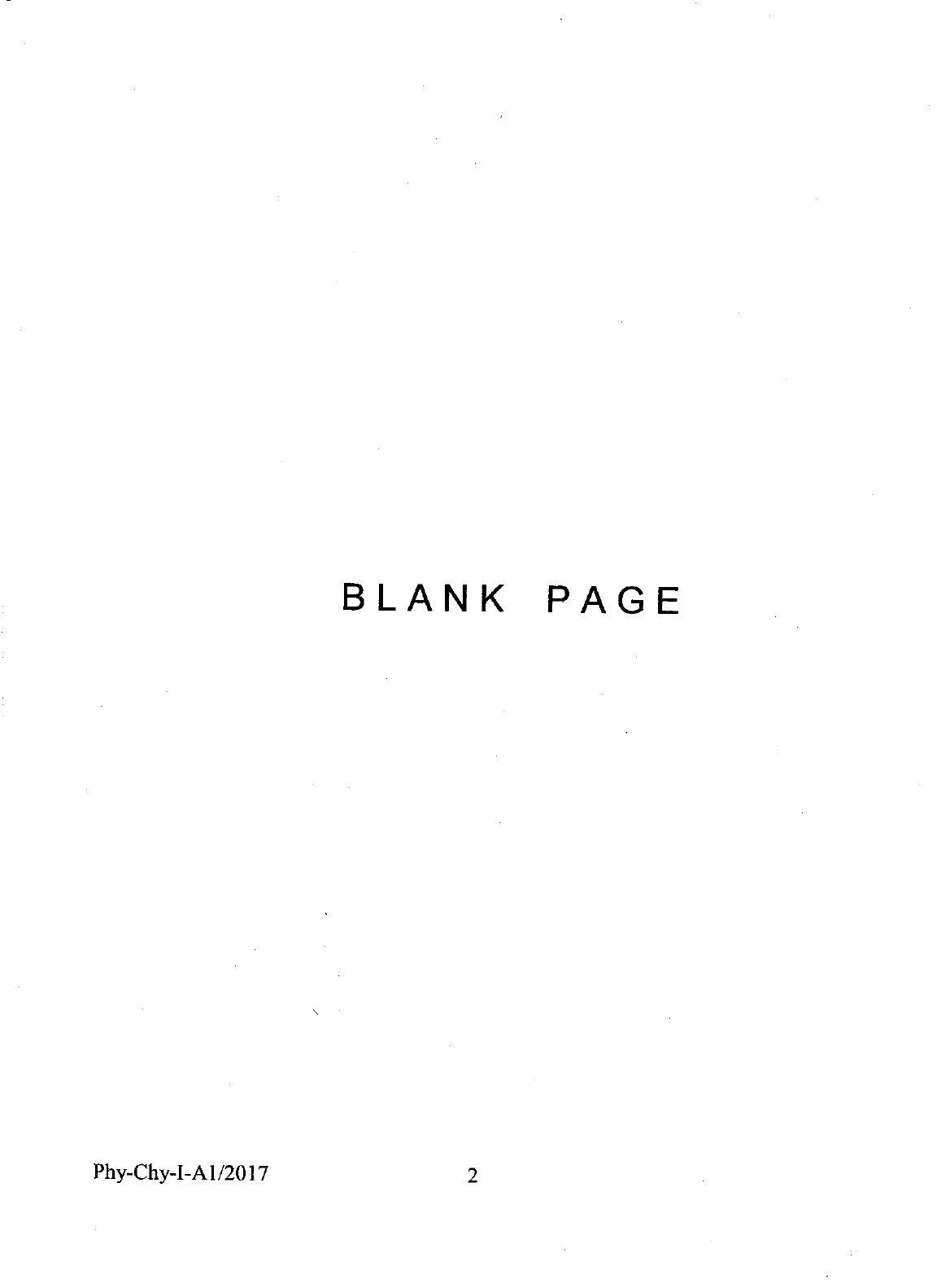 KEAM Paper I 2017 Question Paper - Page 2