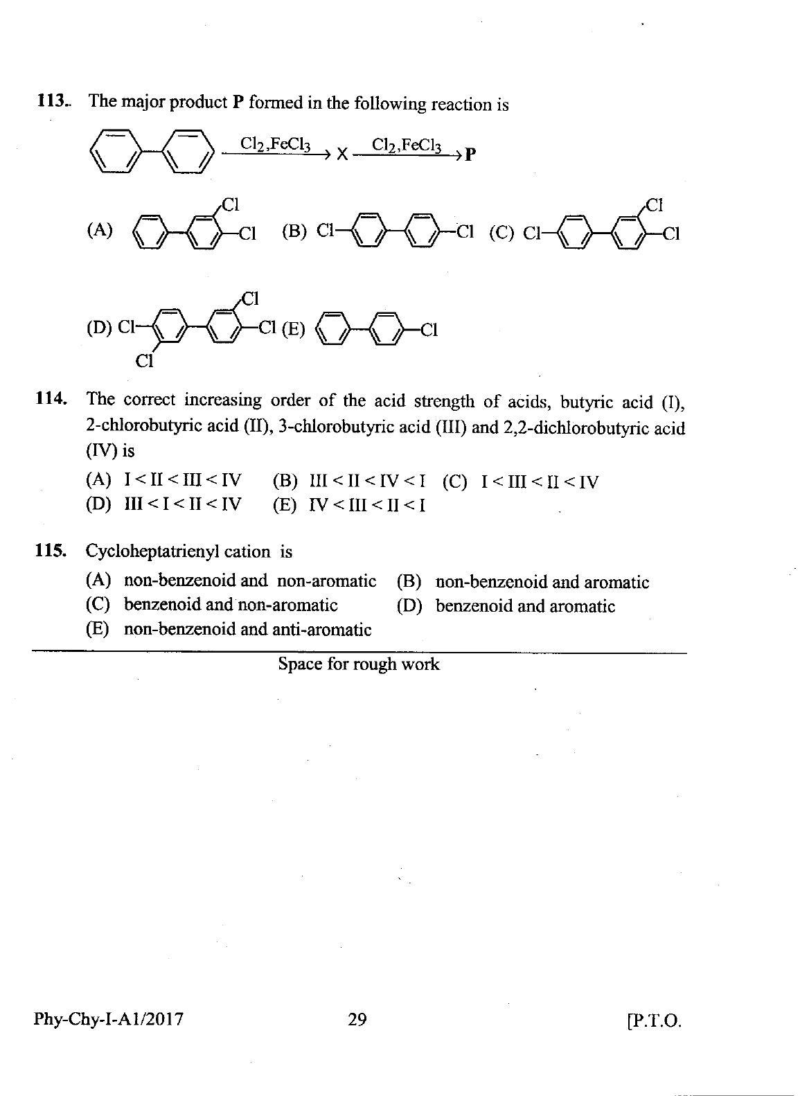 KEAM Paper I 2017 Question Paper - Page 29