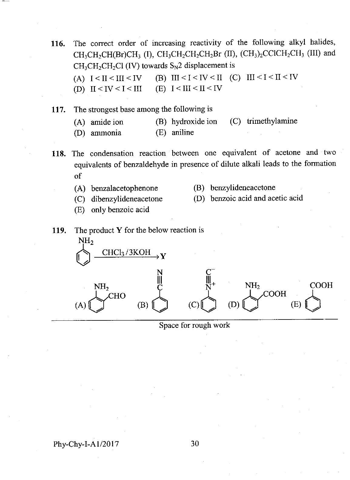 KEAM Paper I 2017 Question Paper - Page 30