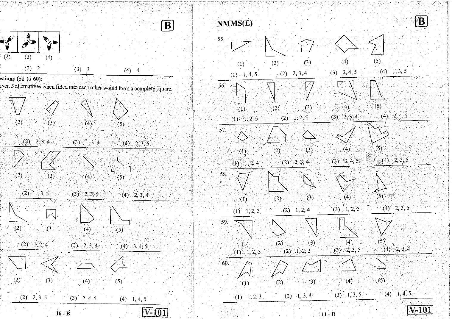 MAT - SAT English Nov 2018 (Set B) Class 8 Andhra Pradesh NMMS Question Papers - Page 6
