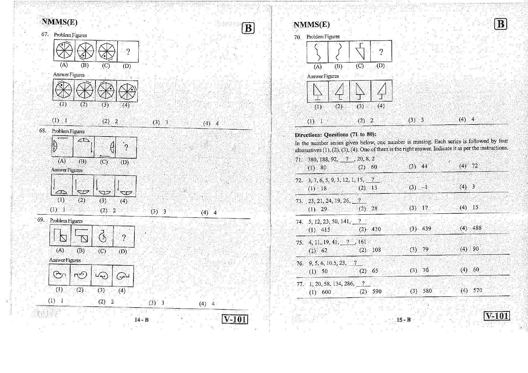 MAT - SAT English Nov 2018 (Set B) Class 8 Andhra Pradesh NMMS Question Papers - Page 8