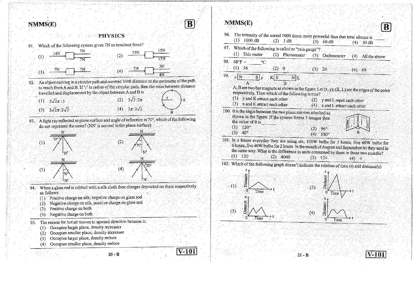MAT - SAT English Nov 2018 (Set B) Class 8 Andhra Pradesh NMMS Question Papers - Page 11