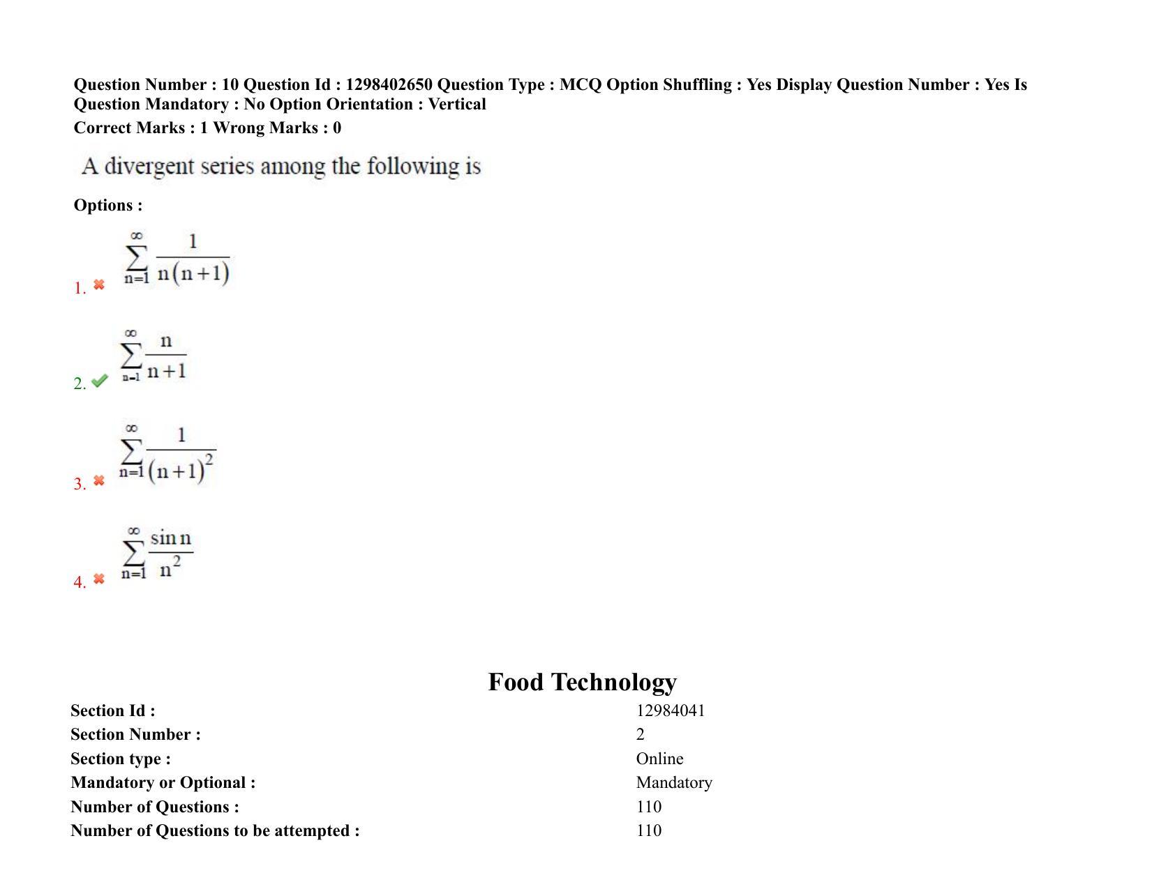 TS PGECET 2021: (FT) Food Technology Question Papers - Page 8