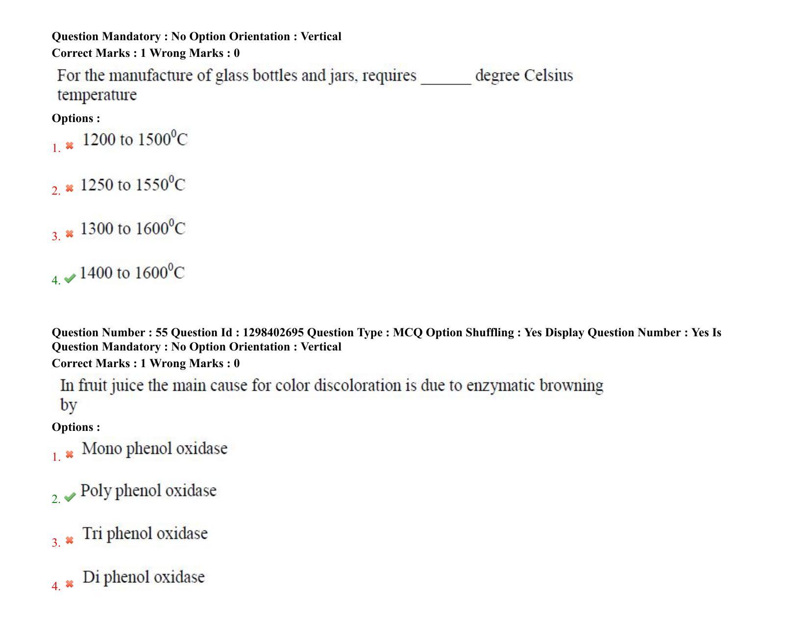 TS PGECET 2021: (FT) Food Technology Question Papers - Page 32