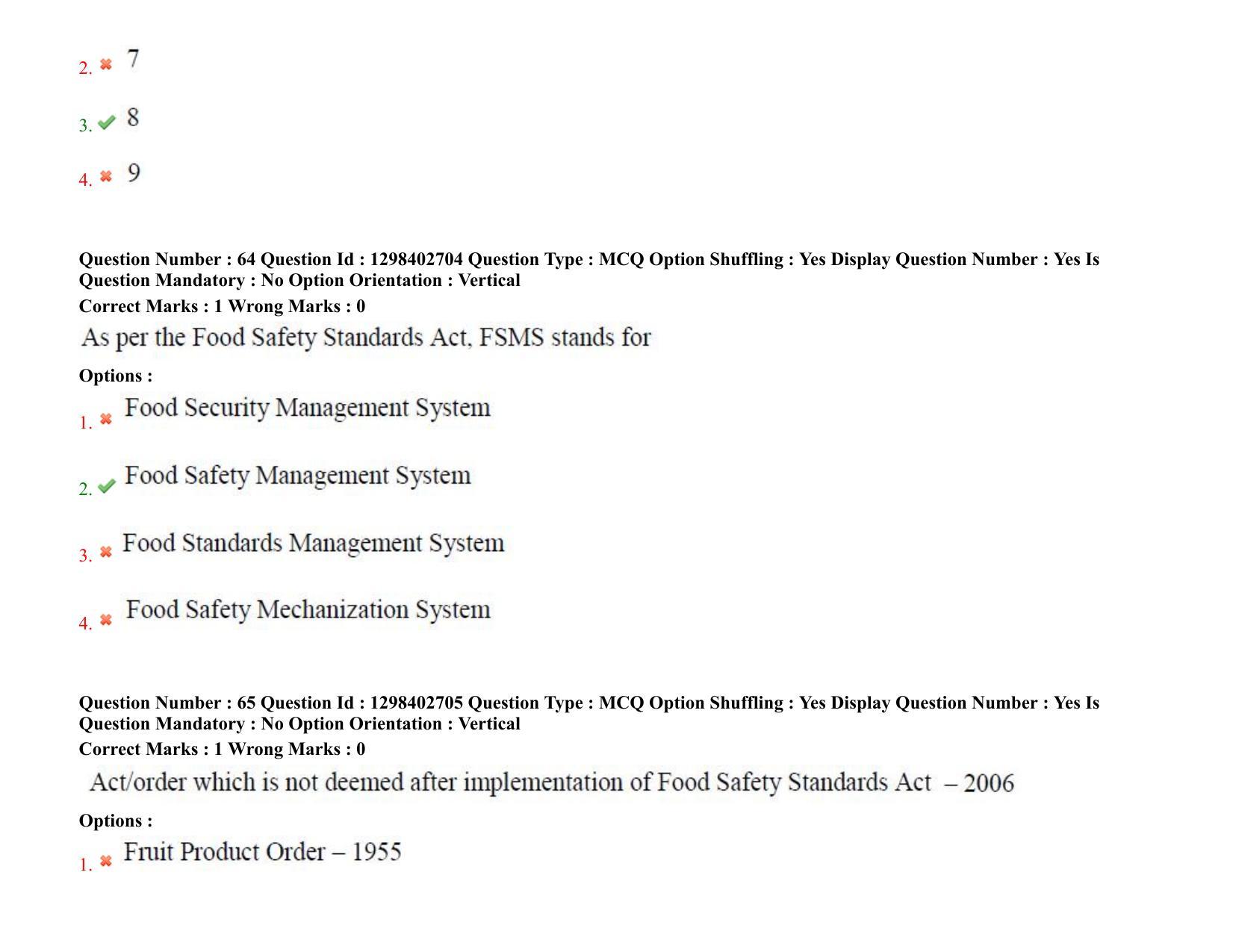 TS PGECET 2021: (FT) Food Technology Question Papers - Page 37