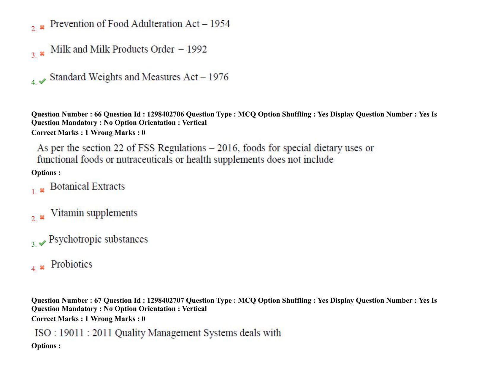 TS PGECET 2021: (FT) Food Technology Question Papers - Page 38