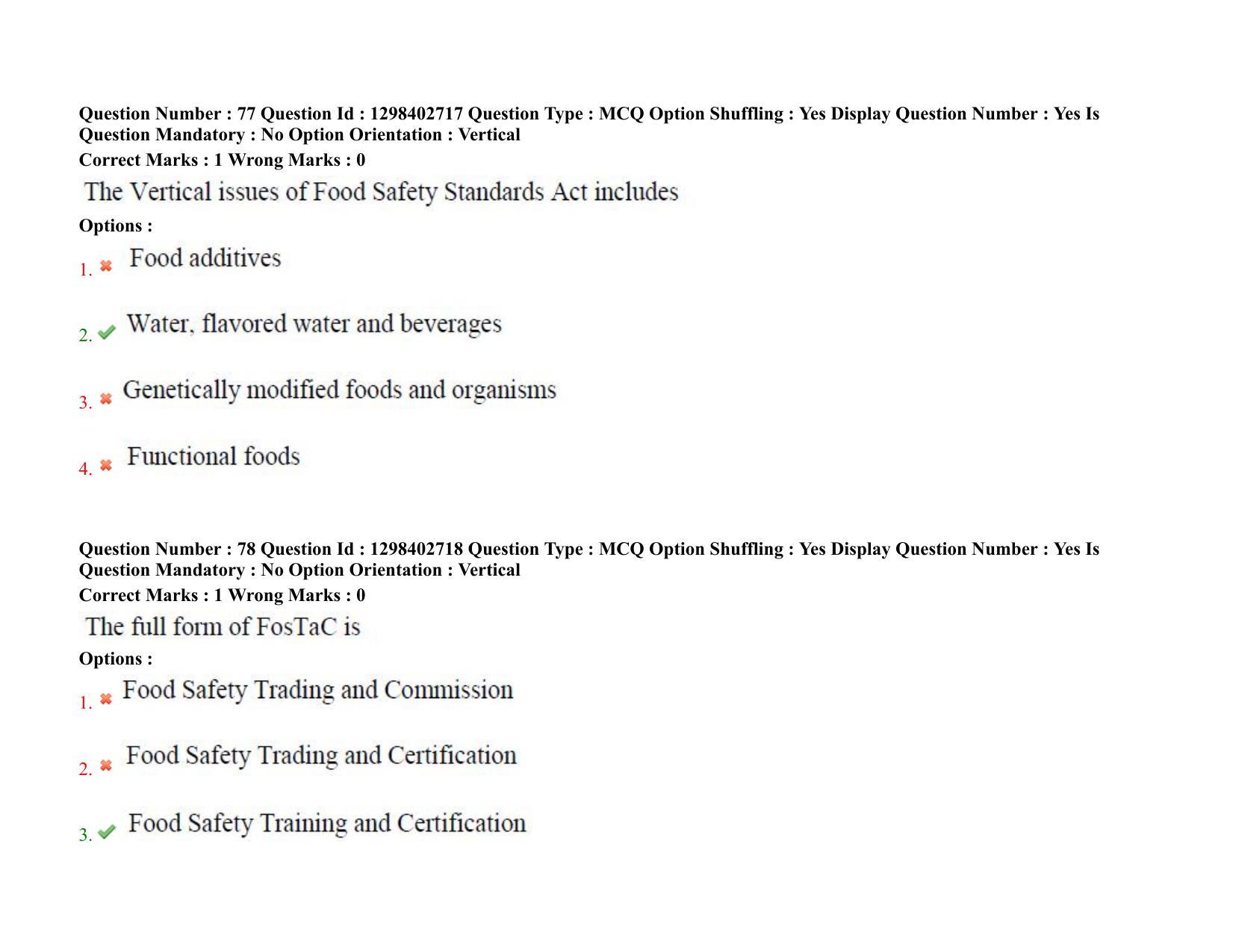 TS PGECET 2021: (FT) Food Technology Question Papers - Page 44