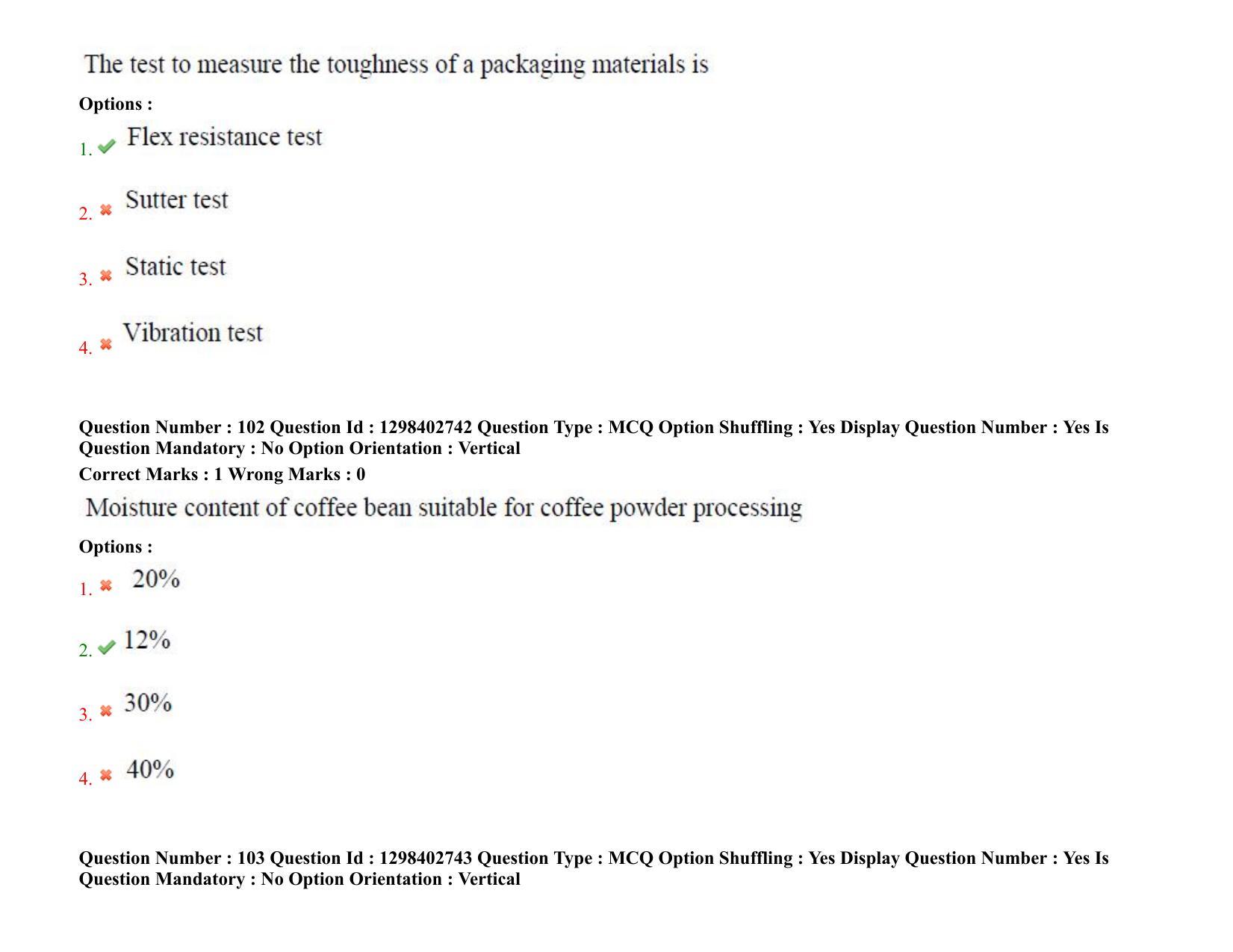 TS PGECET 2021: (FT) Food Technology Question Papers - Page 57