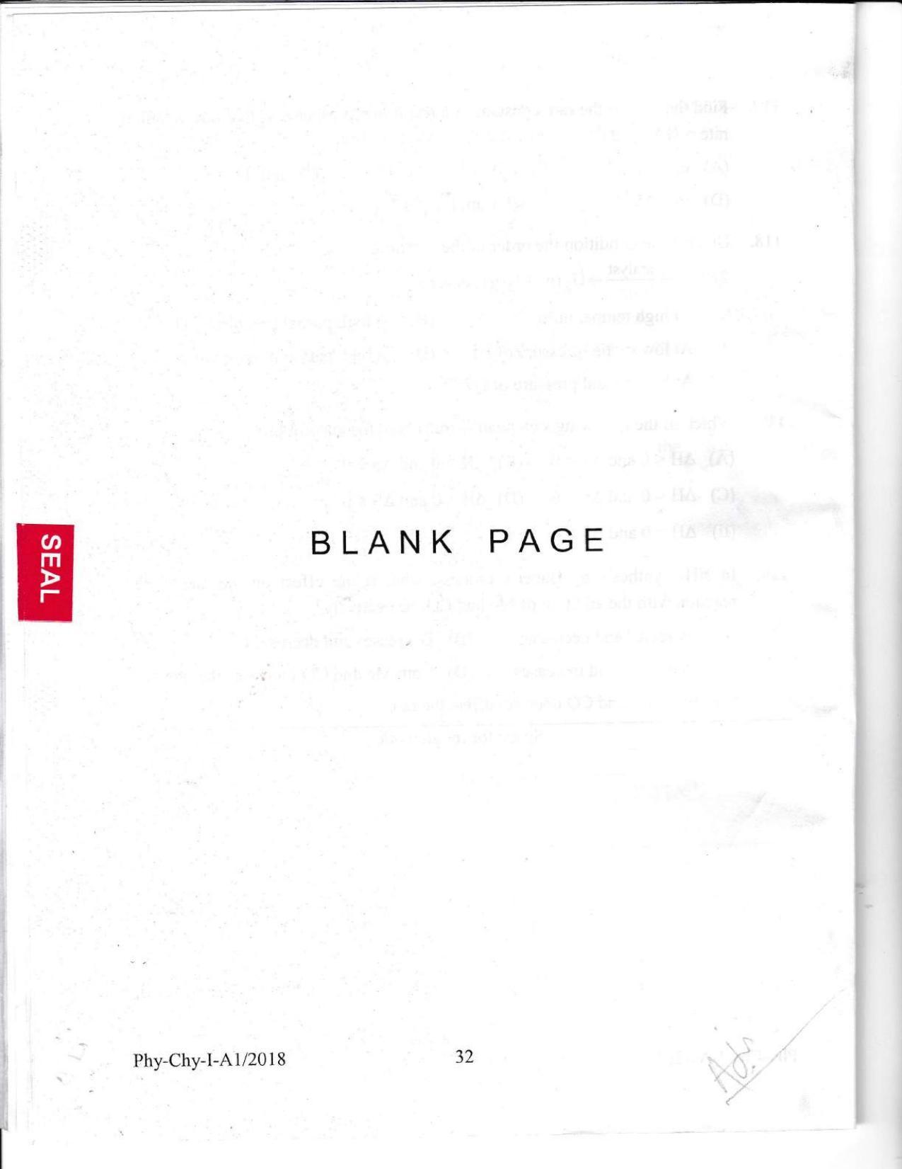 KEAM Paper I 2018 Question Paper - Page 32