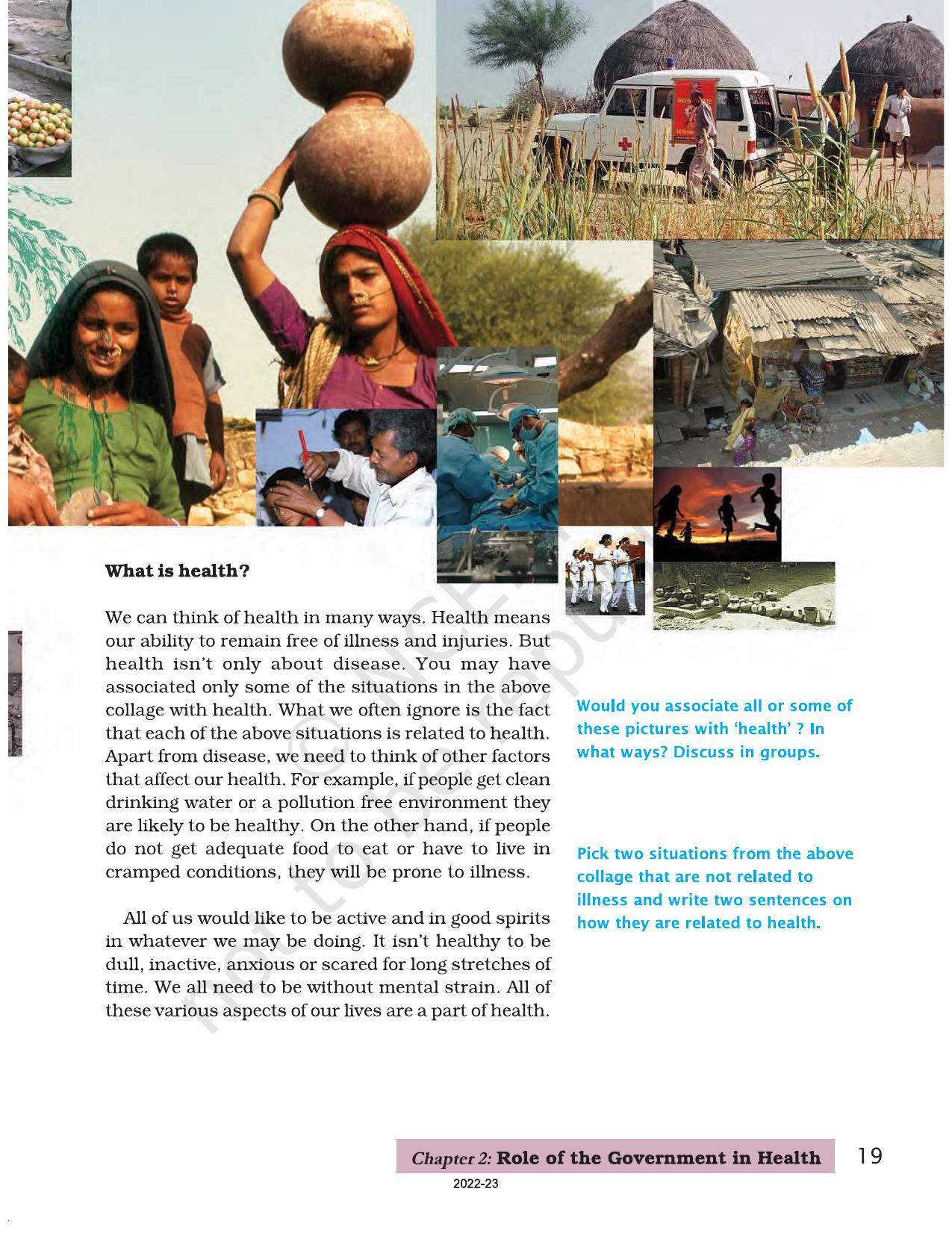 NCERT Book for Class 7 Social Science(Civics): Chapter 2-Role of the Government in Health - Page 4
