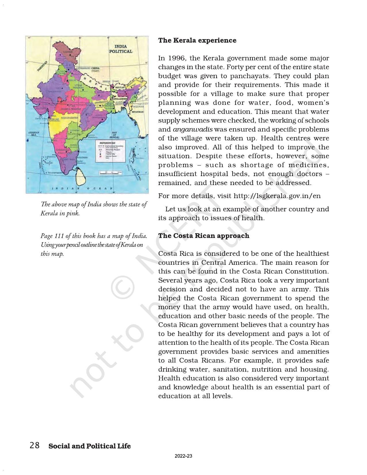 NCERT Book for Class 7 Social Science(Civics): Chapter 2-Role of the Government in Health - Page 13
