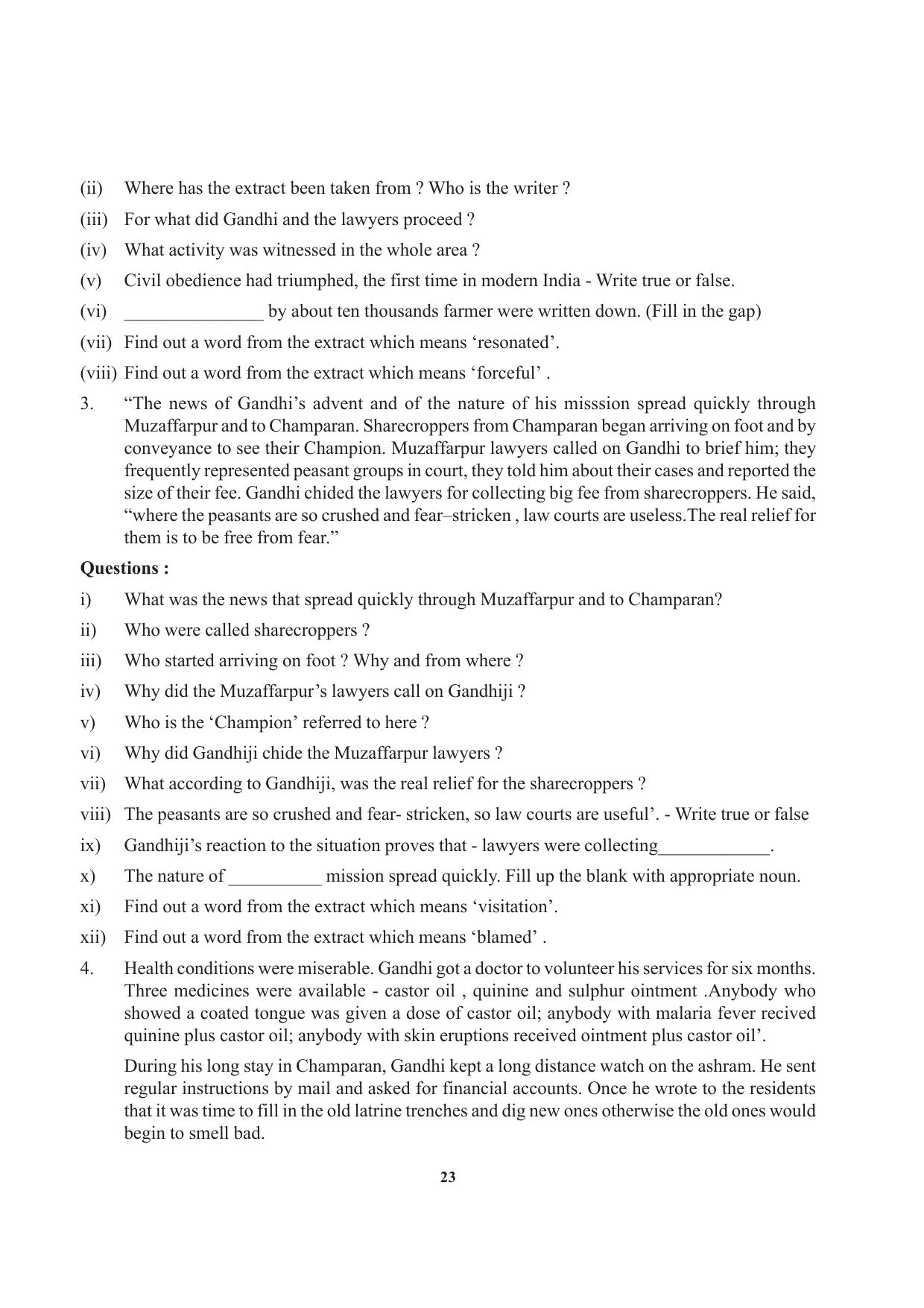 Tripura Board Class 12 English Workbooks - Page 23