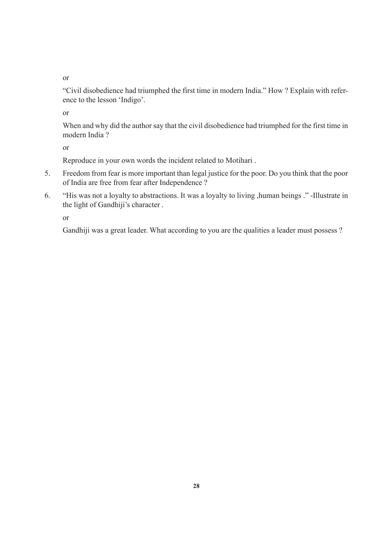Tripura Board Class 12 English Workbooks - Page 28